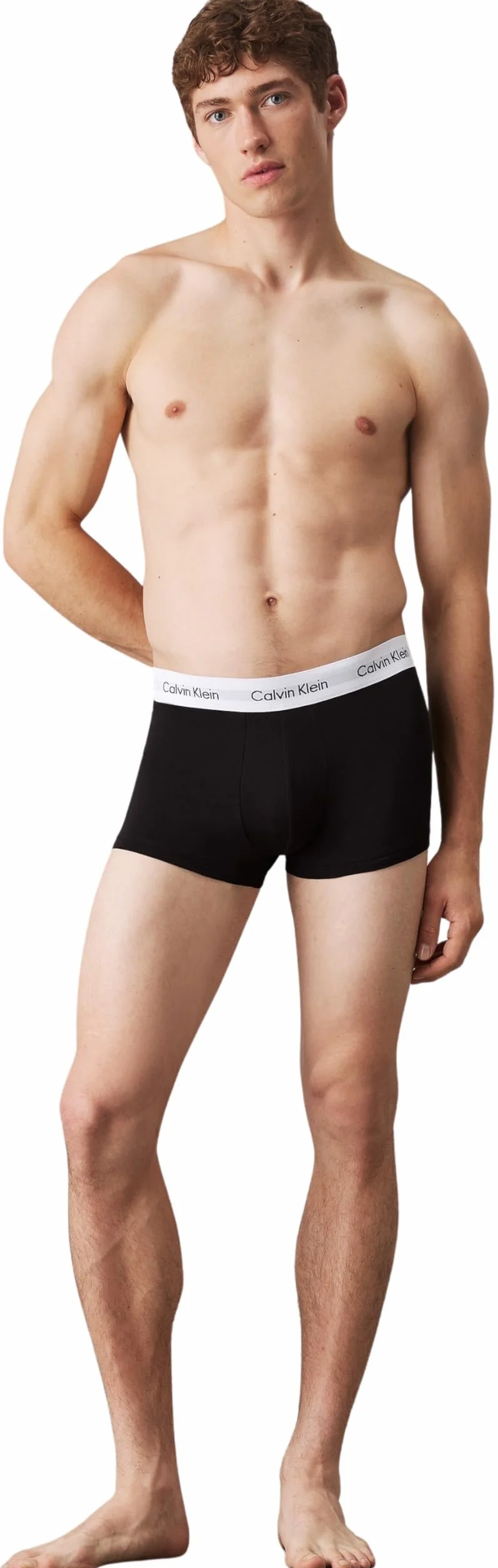 Calvin Klein Boxer Uomo Hüft-Shorts Baumwoll-Unterhosen Stretch 3er Pack XS-XL