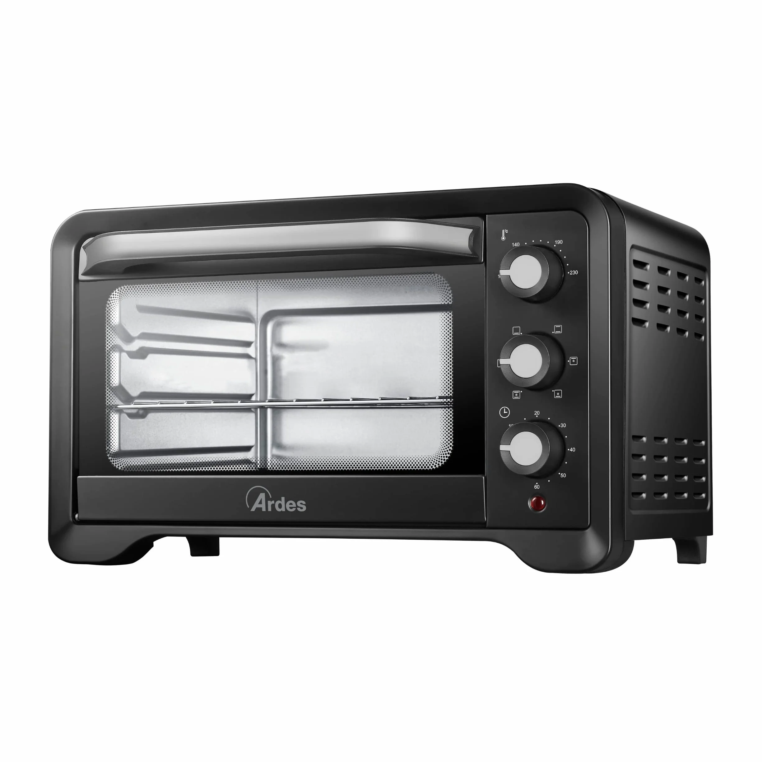 ARDES MAGNUS AR6222PB Fornetto Elettrico Ventilato da 20 Litri 6 Funzioni Cottura Timer Doppio Vetro