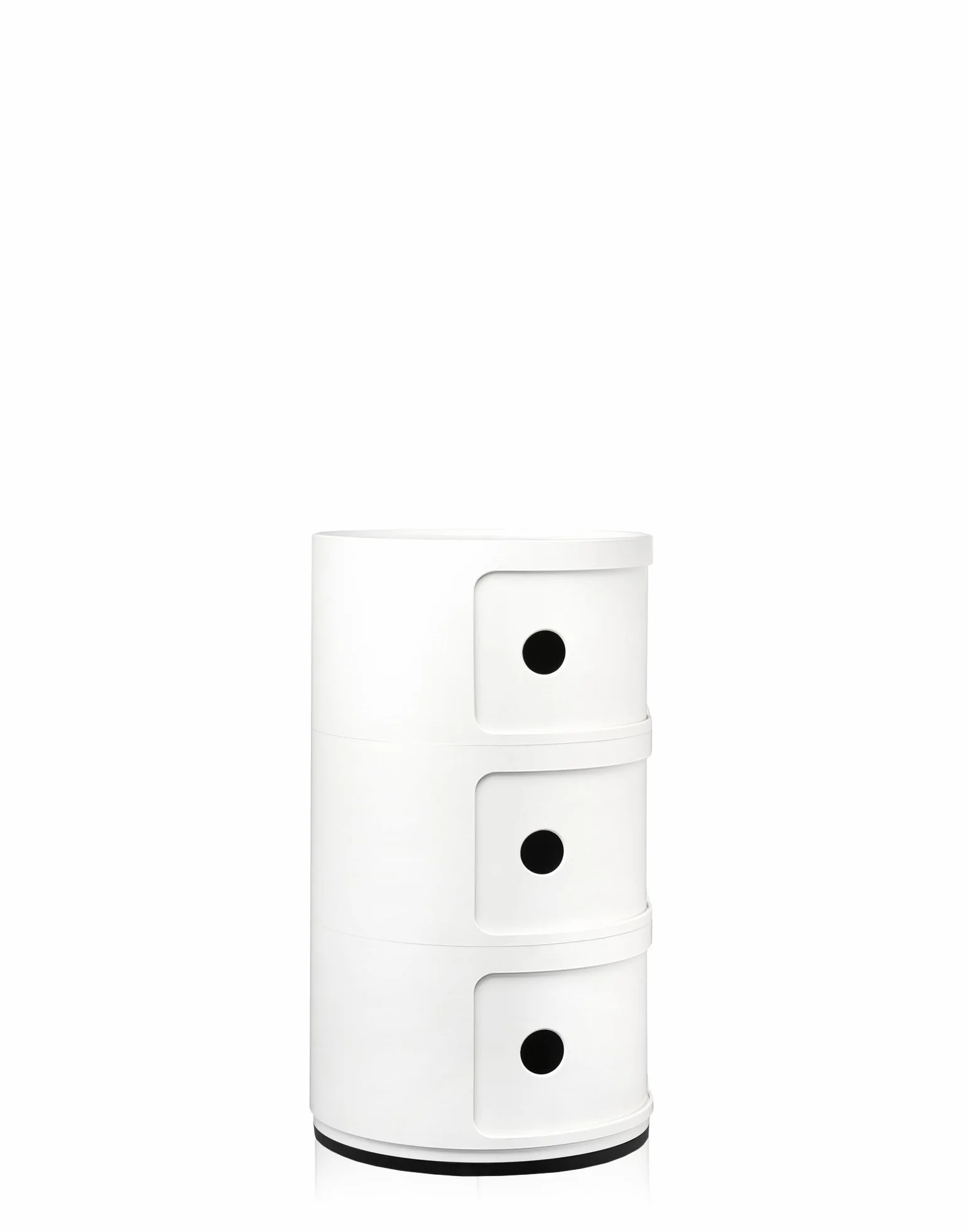 Kartell Componibili Contenitore 3 Elementi ABS Biały 32x32x58.5 cm