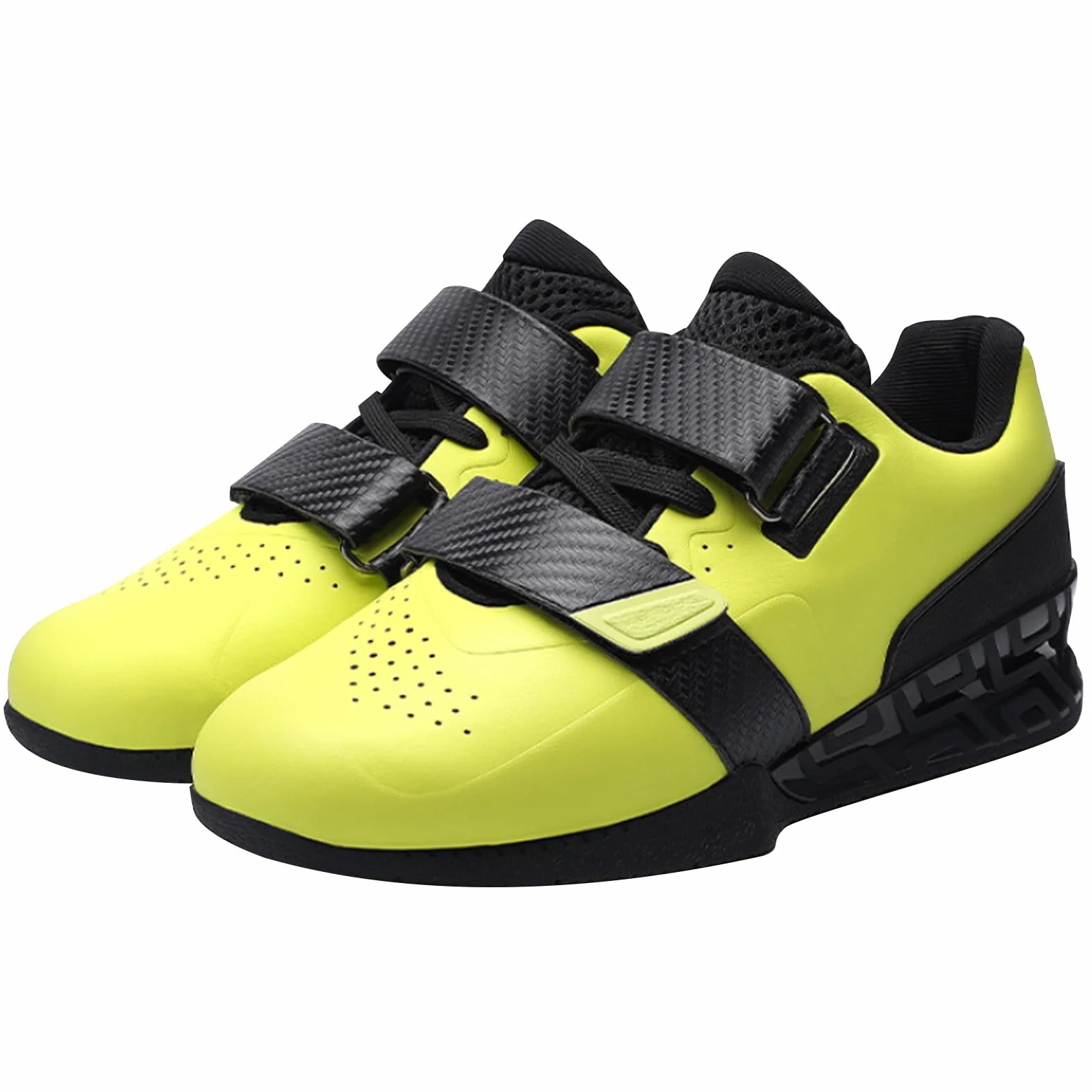 Weightlifting Shoes, Bodybuilding di Sollevamento Pesi Scarpe, Squat Stacco Scarpe, Ammortizzante, Presa Forte