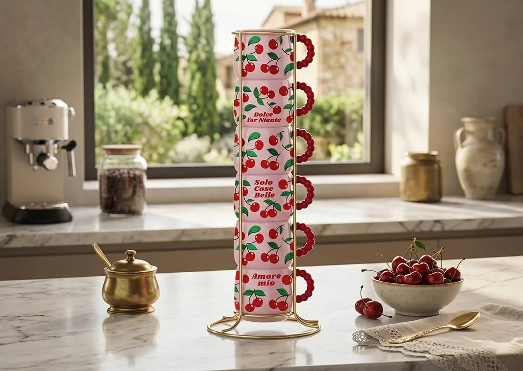Bialetti zestaw 6 tazzine impilabili