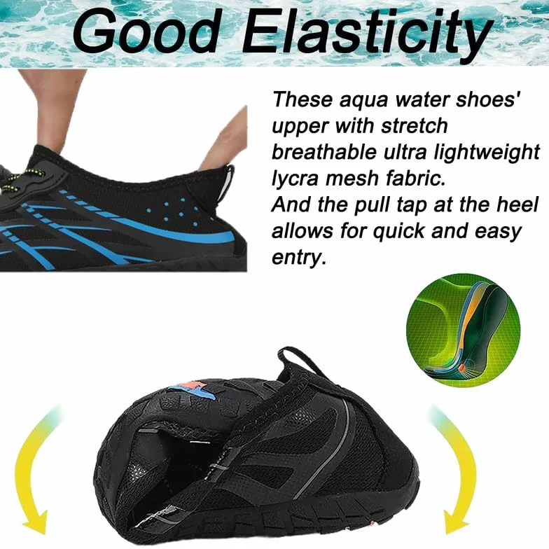 Scarpe Barefoot Unisex Acqua Scoglio Spiaggia Surf Bagno Yoga Sport Outdoor Asciugatura Rapida Leggero 37-42 EU