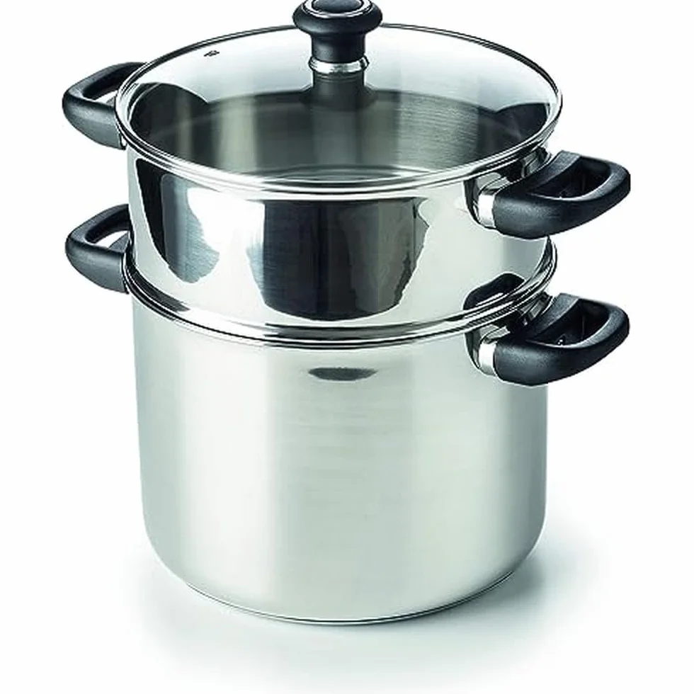 Beka 12030244 - Couscoussiera Polo in acciaio INOX, diametro: 24 cm