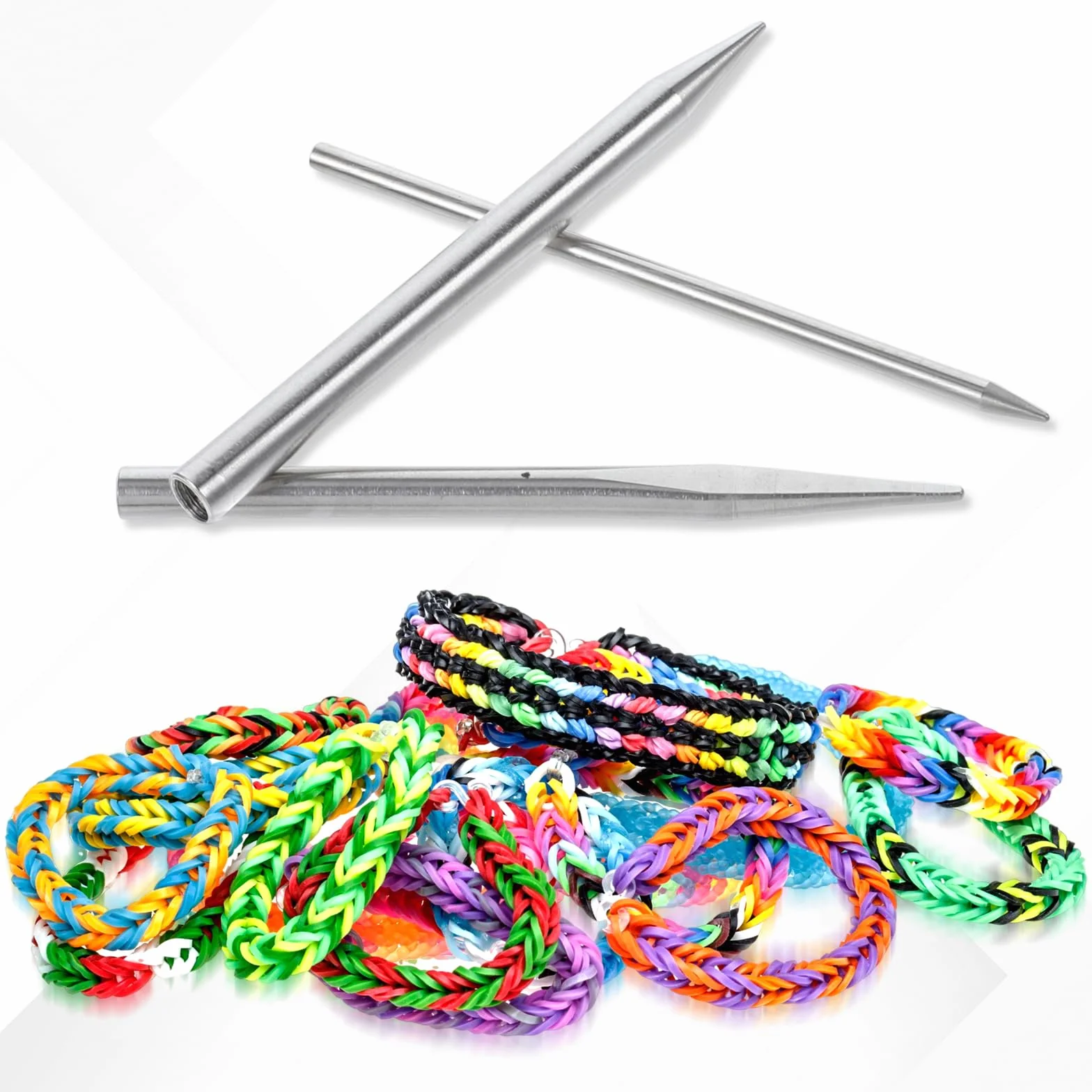 6 Accessori per Paracord, Strumenti per Lavori in Pelle - Maschera, Ago, Allacciatura