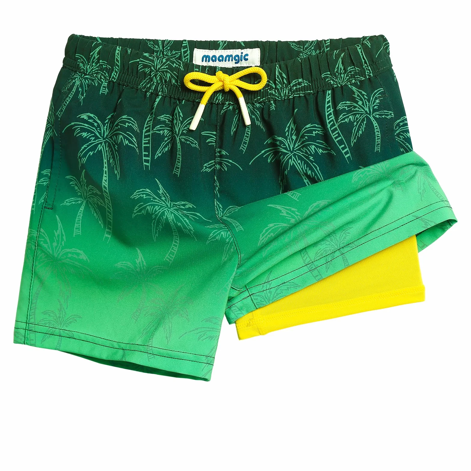 Pantaloncini da Bagno Compressione Asciugatura Rapida Corti Boardshorts con Tasche Coulisse Regolabile Spiaggia Sport per Ragazzi Bambini
