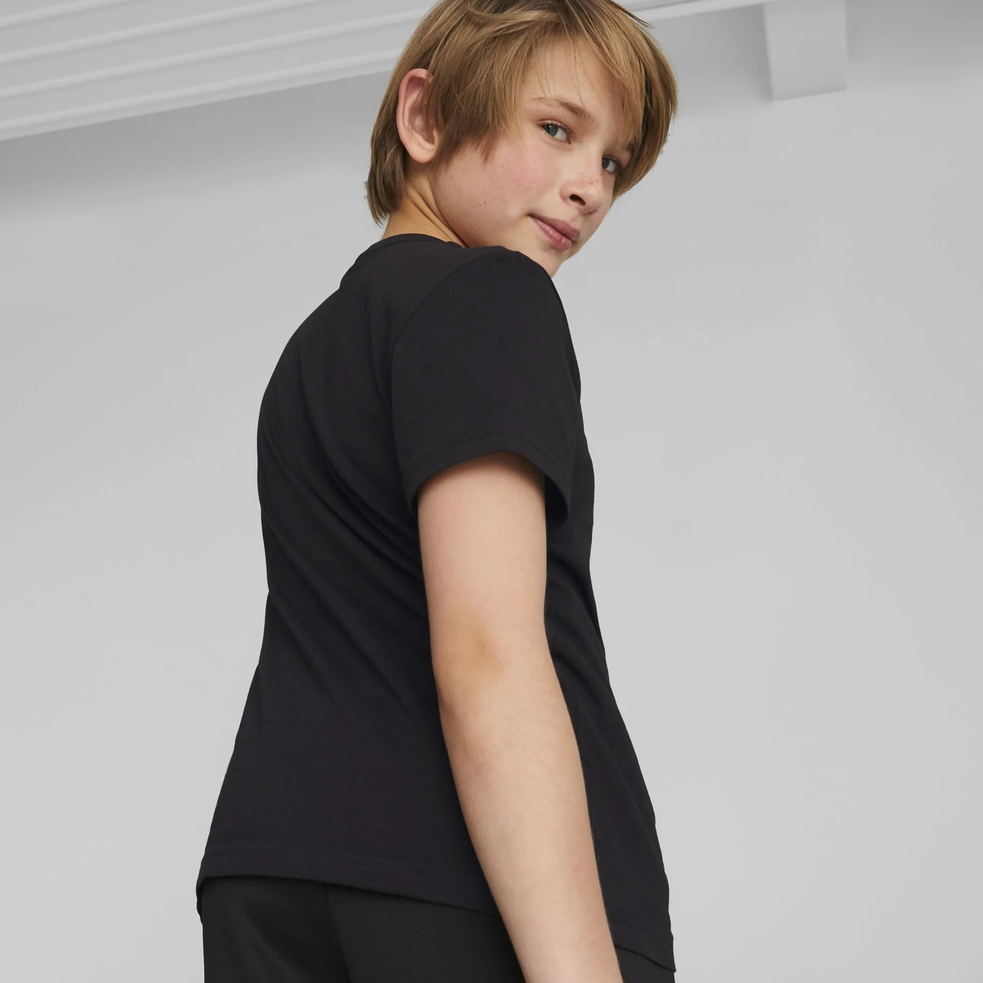 Puma Ess Logo Tee B Maglietta Bambini e Ragazzi