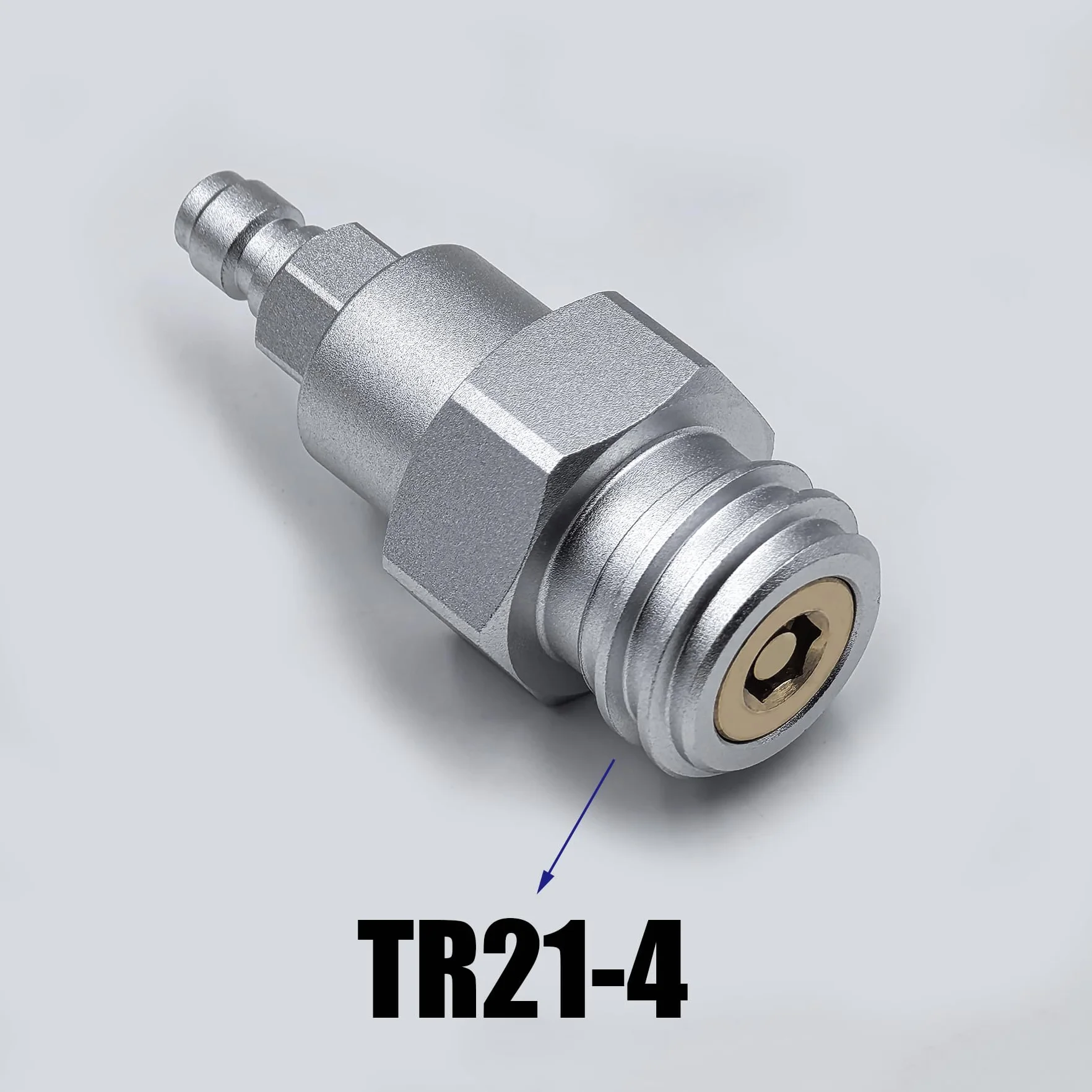 DRYHTEN TR21-4 - Adattatore di riempimento per macchina per acqua soda con attacco rapido da 8 mm, per serbatoio/bottiglia di CO2 esterno