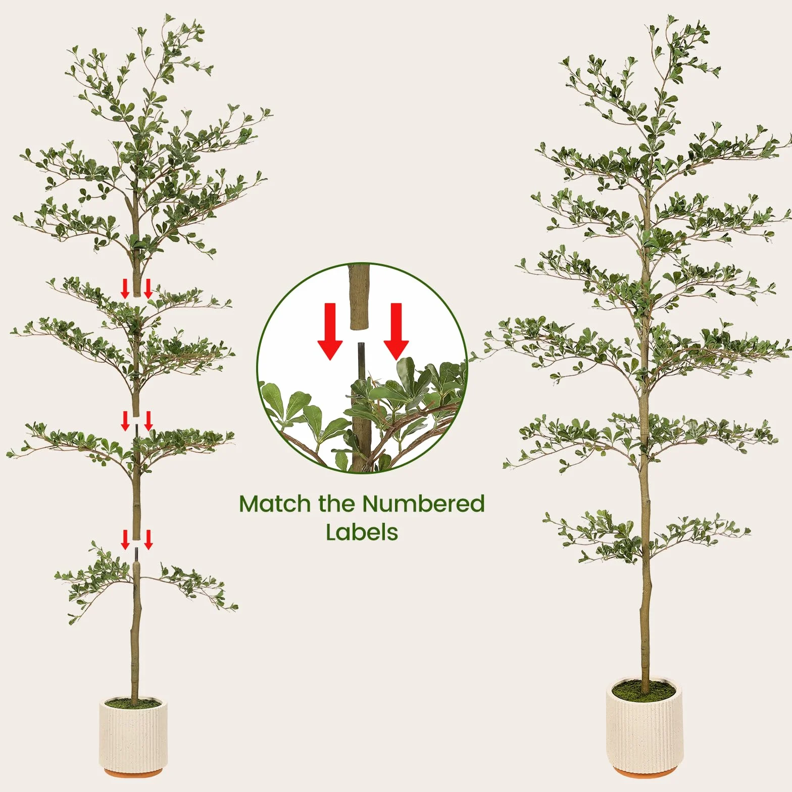 FEELEAD Albero di ulivo finto nero, 2,1 m, realistico albero di olivo nero con vaso da interni finti ulivi neri con rami naturali e foglie realistiche per la decorazione di casa e ufficio