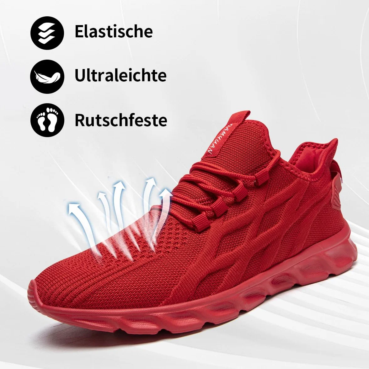 Scarpe da Running Uomo Sportive Leggero Respirabile Outdoor Fitness Casual Jogging