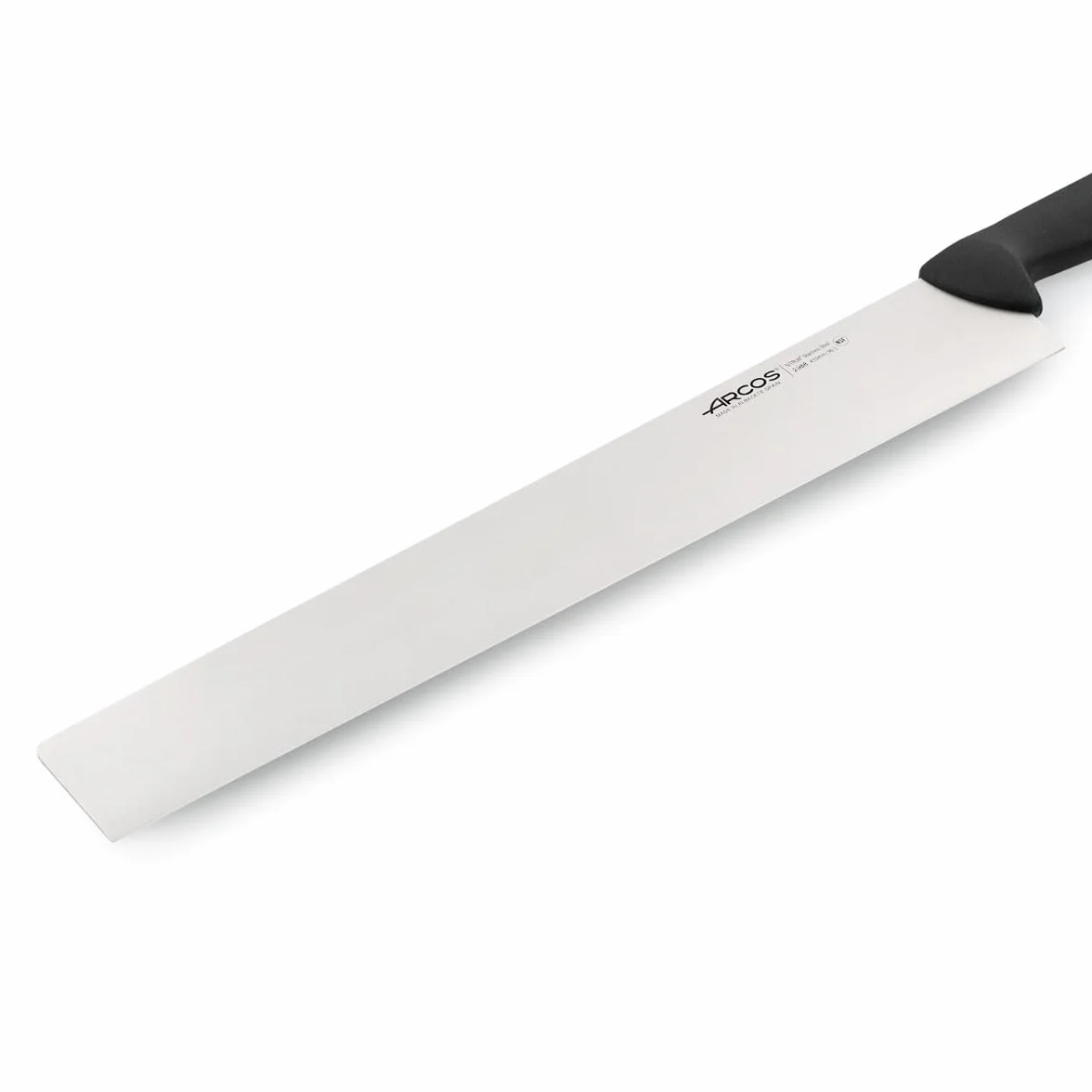 Arcos Serie 2900 - Coltello Salami Coltello Formaggio - Lama Acciaio Inossidabile Nitrum 410 mm - Manico Polipropilene Colore Nero