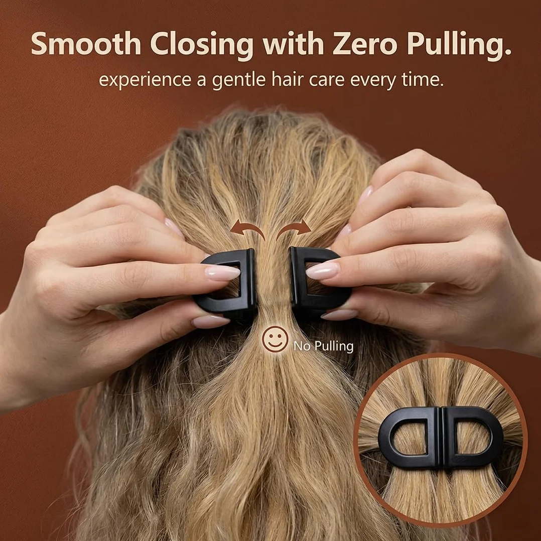 Clip per capelli magnetiche a forte tenuta, pinze professionali per salone