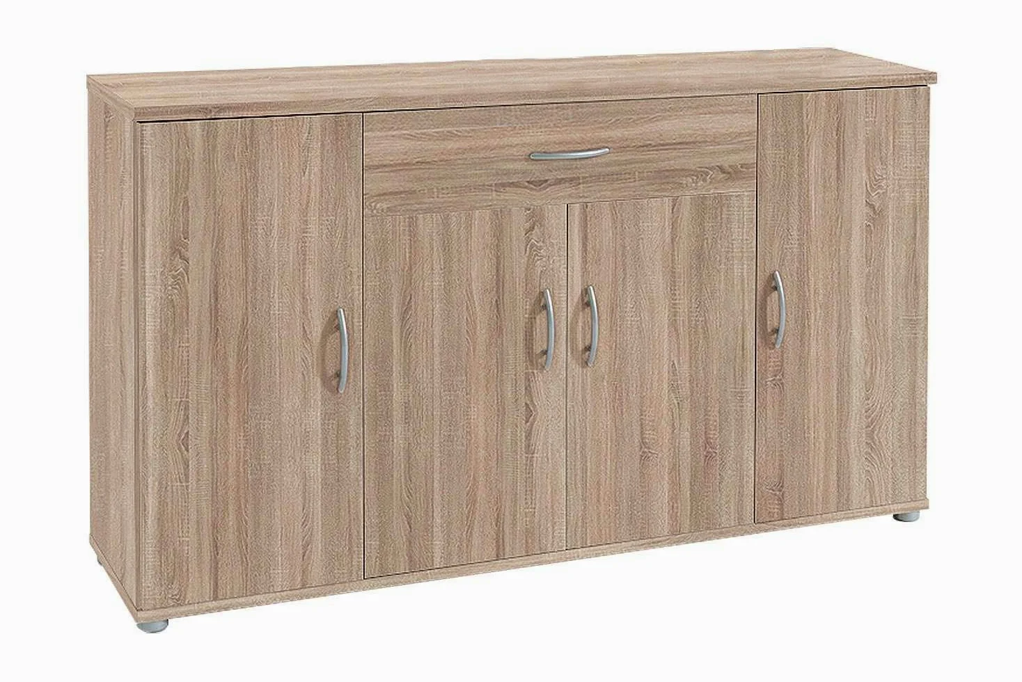 AVANTI TRENDSTORE - Lilo - Comò e mobili con ante, in stile moderno in legno laminato, disponibile in 2 diversi colori e diverse misure (118x70x30 cm, Marrone)