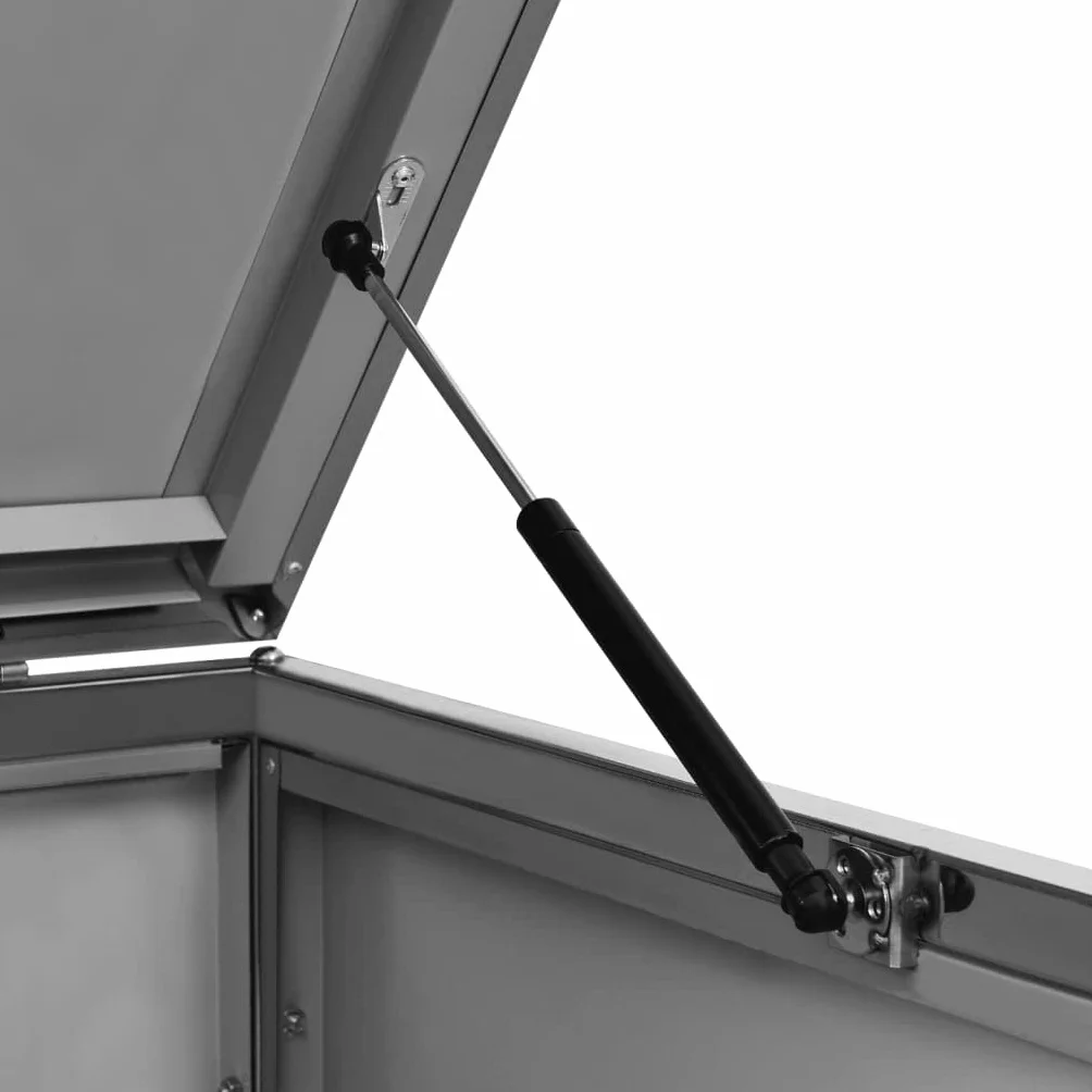 vidaXL Copribidone per Spazzatura Singolo 69x77,5x112,5cm Acciaio Inox