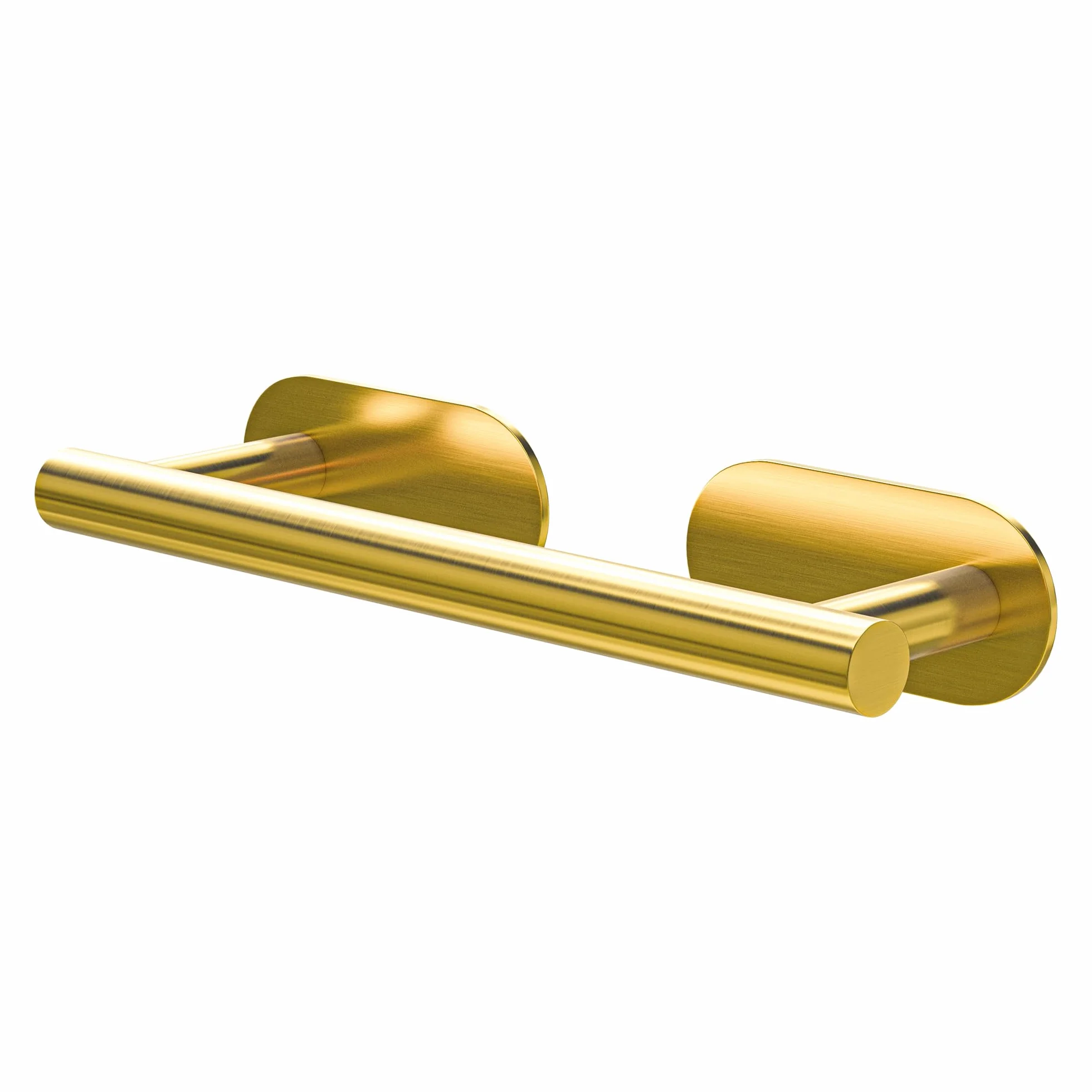Portasciugamani adesivo da bagno Mod. Ea-1 230 x Ø19 x 70 x 45 mm Acciaio inossidabile Oro opaco