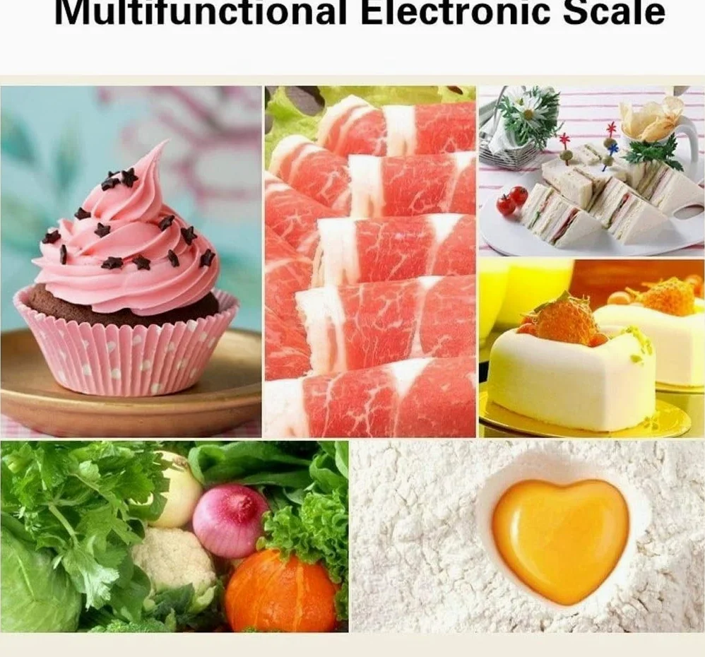 Bilancia da Cucina Digitale da 30 kg/1 G, Bilancia di Precisione Digitale LCD, Calcolo Elettronico dei Prezzi, Bilancia Commerciale da Negozio, Funzione Tara