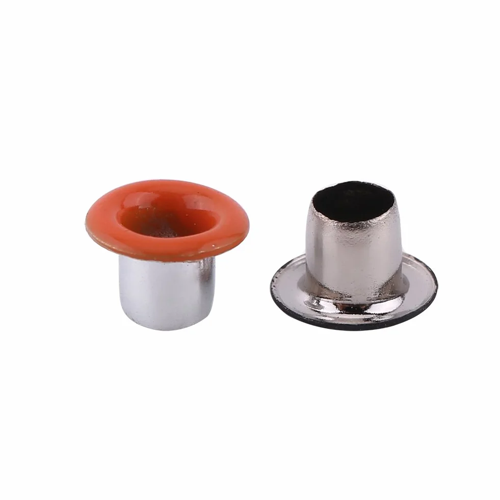Occhielli rotondi metallo da 3 mm 500 pezzi colori misti, per scrapbooking scarpe artigianali pelle vestiti fai da te