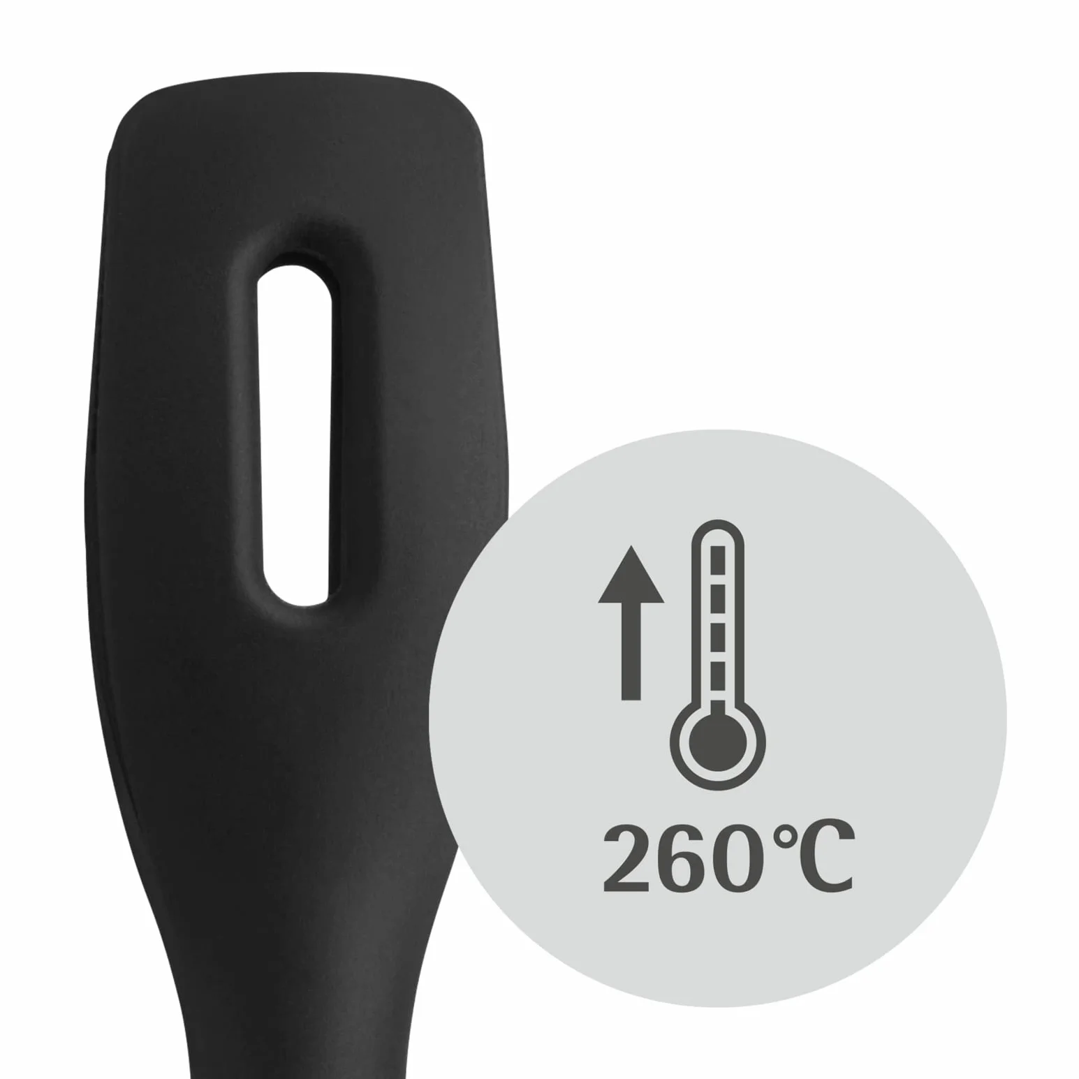 WMF Spatola in plastica 31 cm, Paletta con Apertura e Fessure per Pancake, Lavabile in lavastoviglie