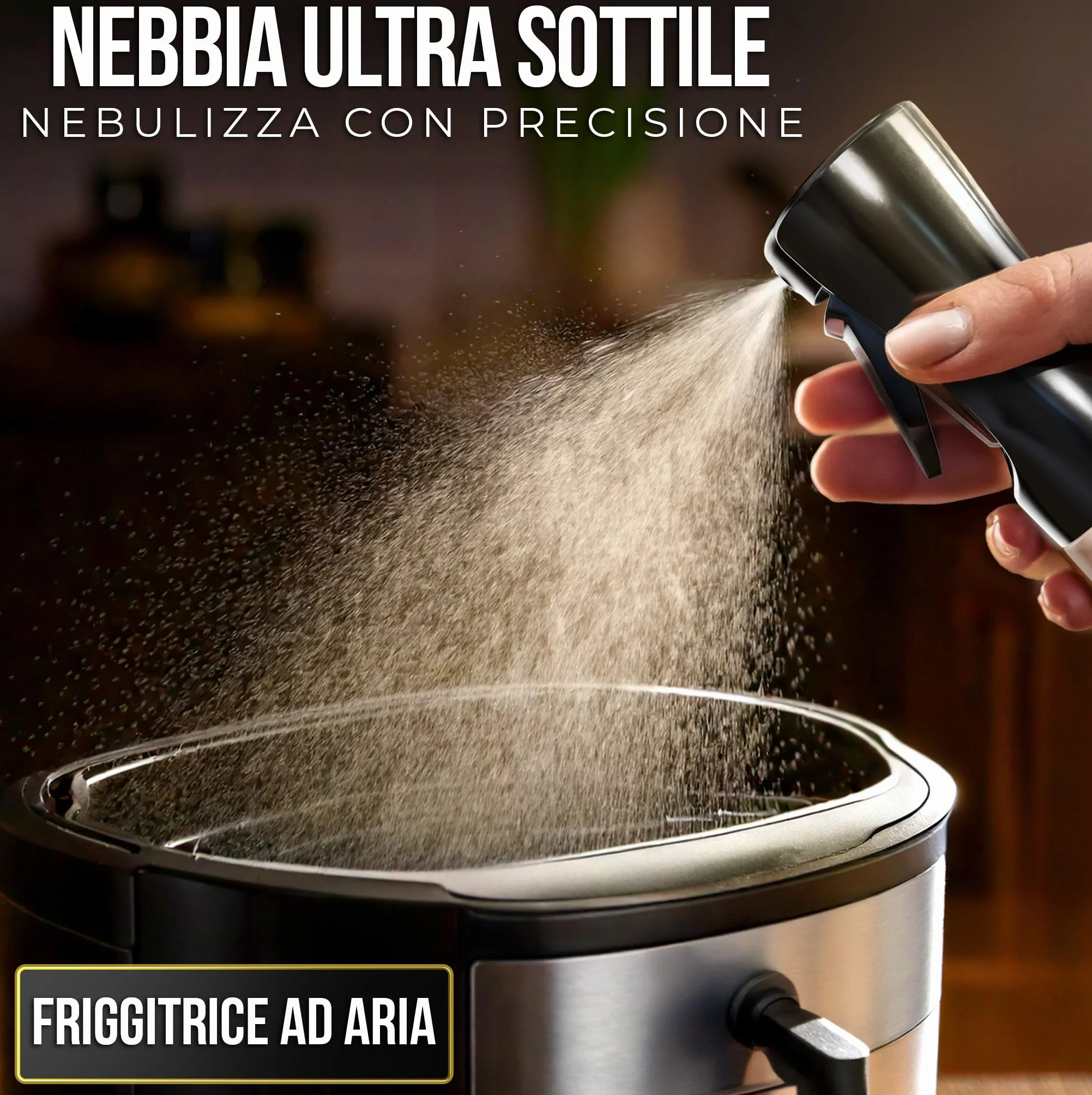 ActivoTex Spruzzatore Olio 300 ml Vaporizzatore Olio da Cucina