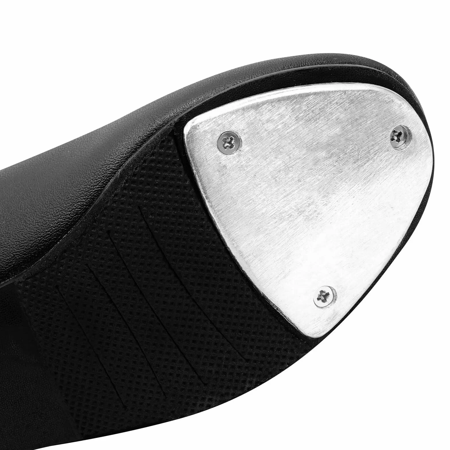 Nera Pelle Allacciata Oxford Scarpa da Tip Tap per Ragazzi Uomini