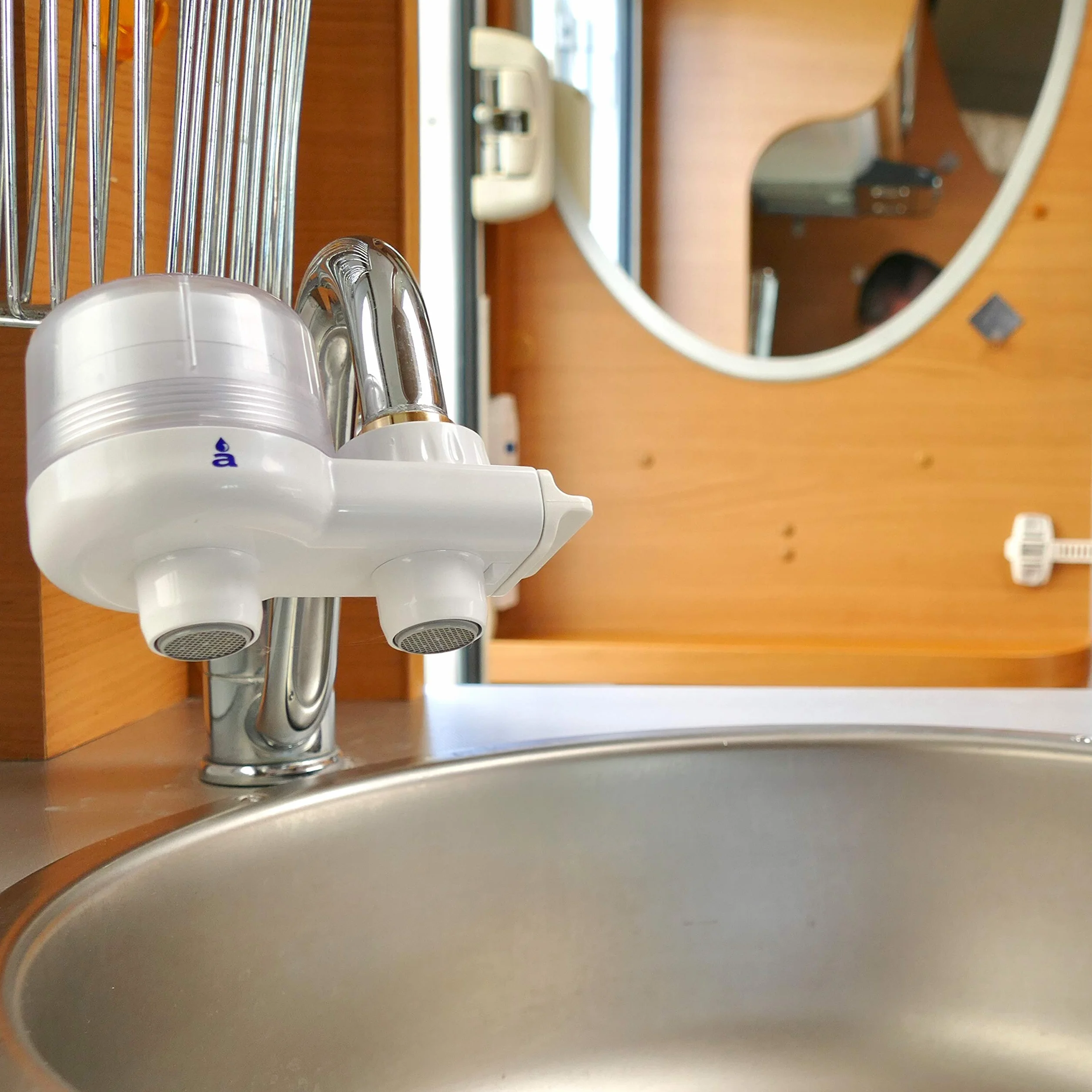 AQUASAN Cartucce Filtro Ricambio Aquacompact Aquagaia Filtro Rubinetto Filtraggio Acqua Depuratore Microfiltrazione Acqua Potabile Sistema Filtrante Multi Stadio
