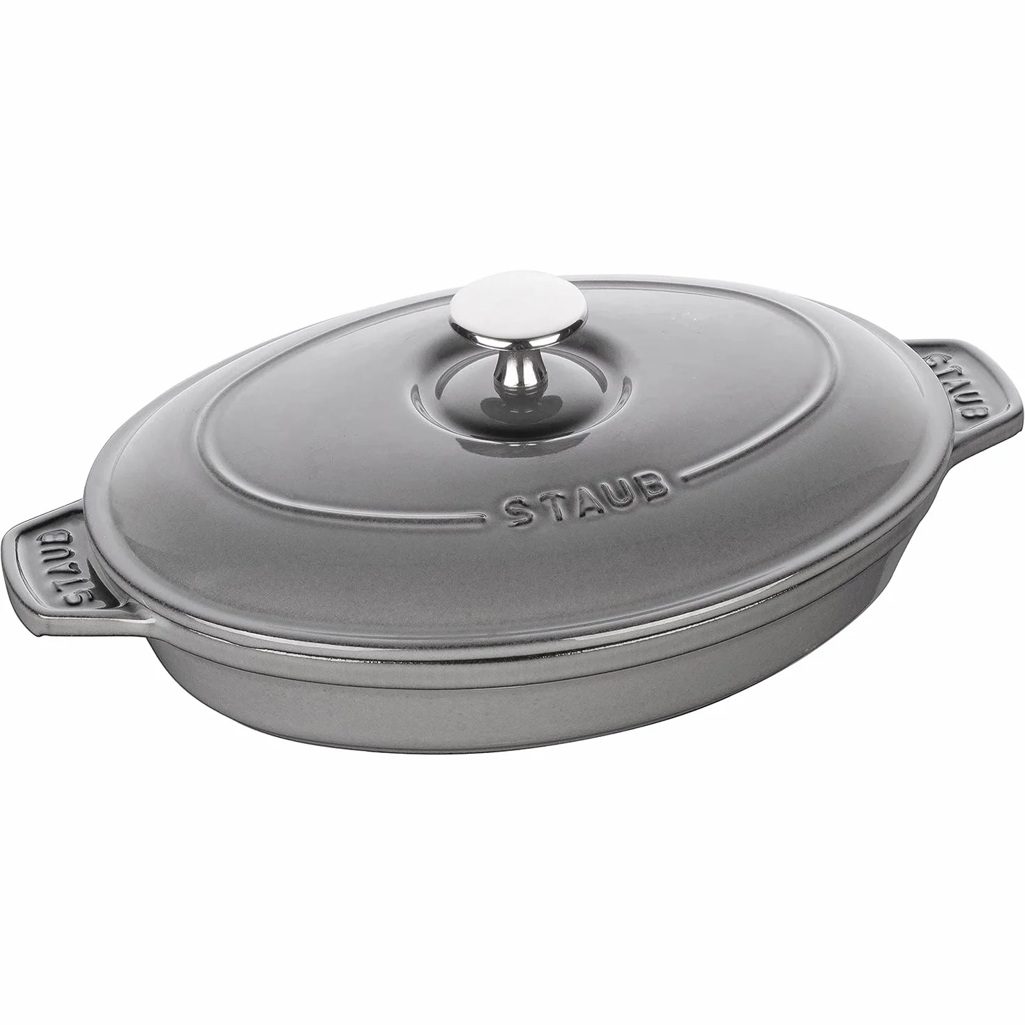 STAUB Piatto da Forno, Ghisa, Grigio, 23 cm