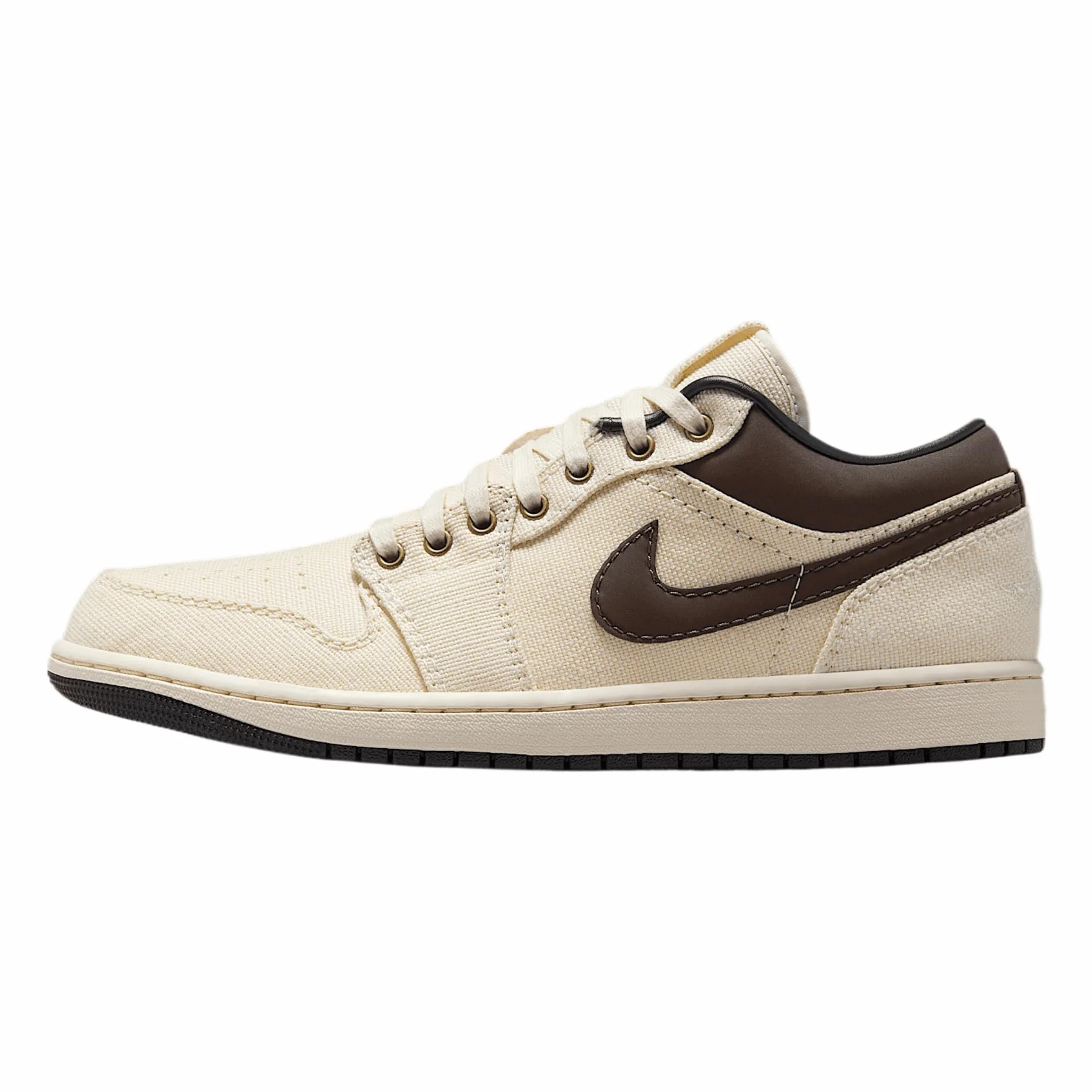 Air Jordan Low PRM Avorio Chiaro Marrone Barocco Off Noir