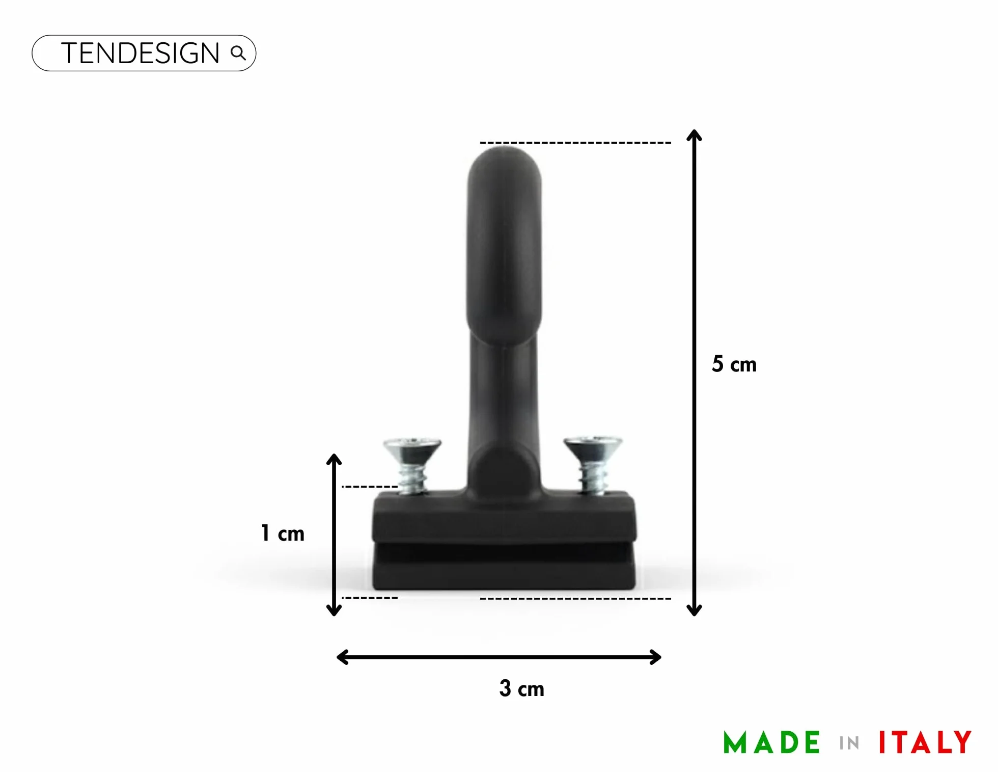 Ganci per Tenda da Sole Inox 1 Coppia - Viti di Fissaggio Incluse - Ancoraggio Telo a Ringhiera o Pavimento - Nylon Resistente