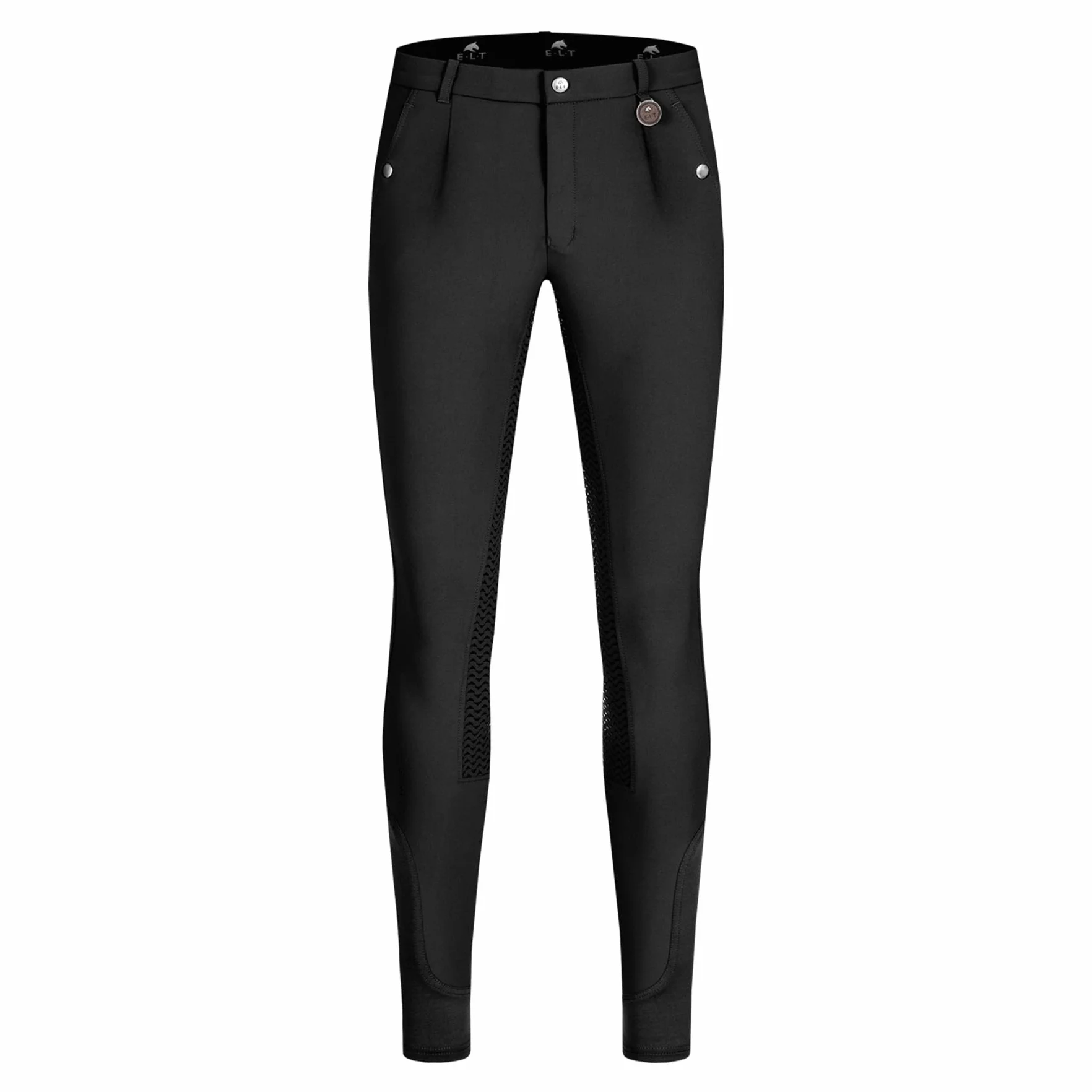 Pantaloni da equitazione Micro Sport in silicone uomo Nero