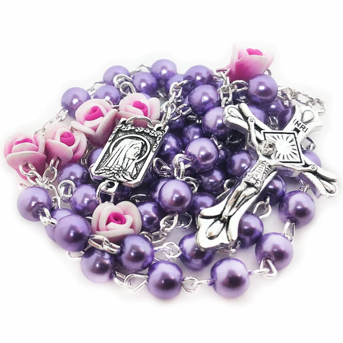 Rosario cattolico da donna, rosario cattolico, rosario cattolico, rosario cattolico, regalo cattolico da donna, rosario da donna, regalo cattolico, acrilico, acrilico, Acrilico, Acrilico.