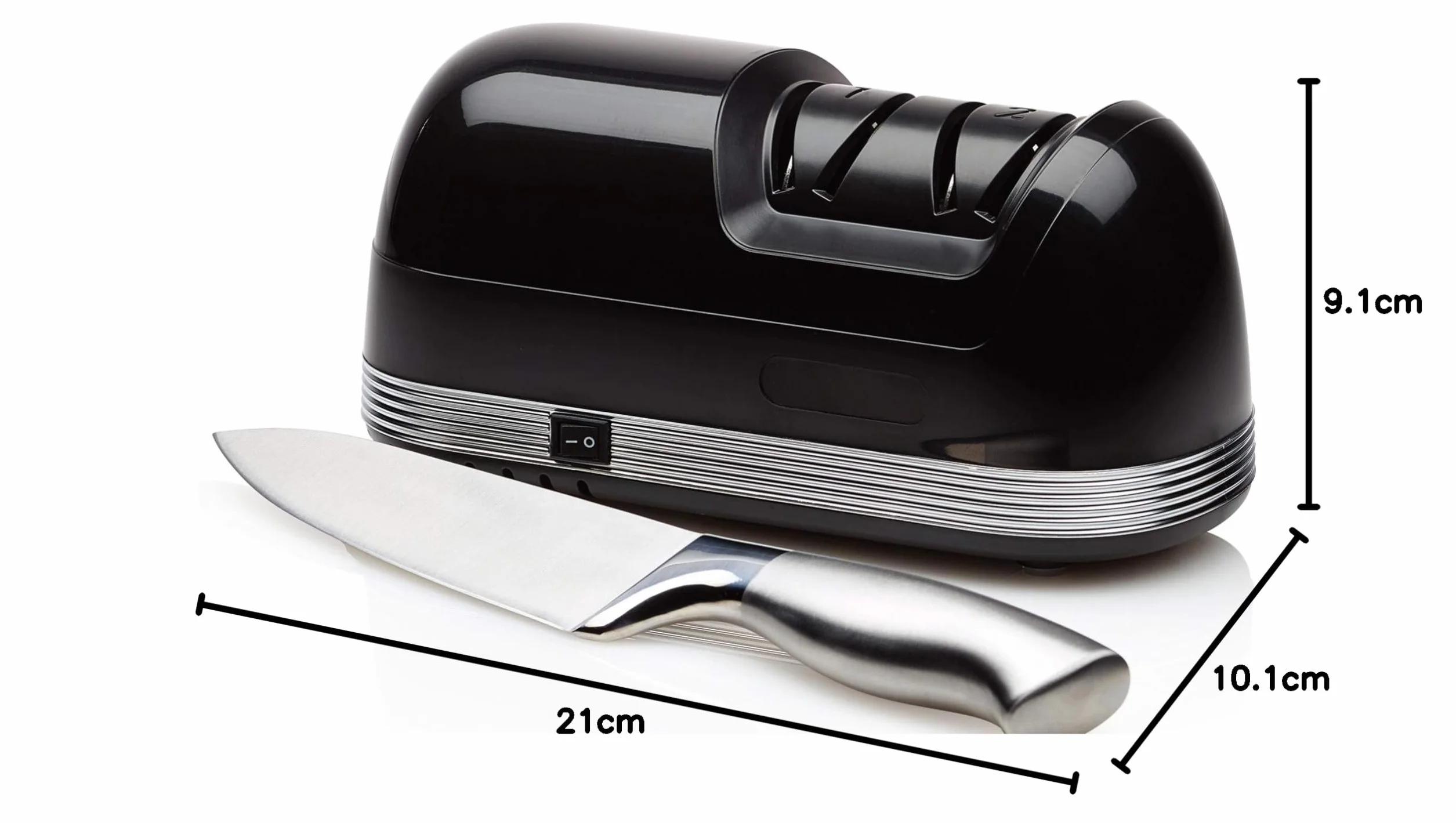StilGut affilacoltelli elettrico professionale universale lame diamantate nero