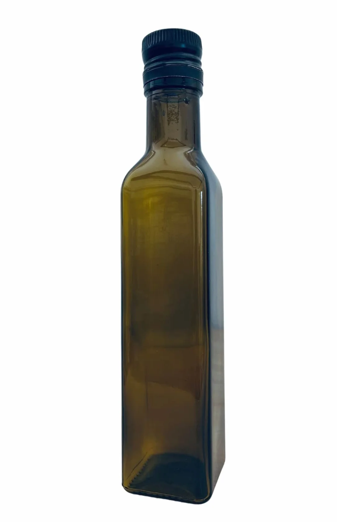 acquaverde | 12 Bottiglia Marasca per Olio in Vetro Scuro Uvag da 250 ml con Tappo Dosatore Incluso