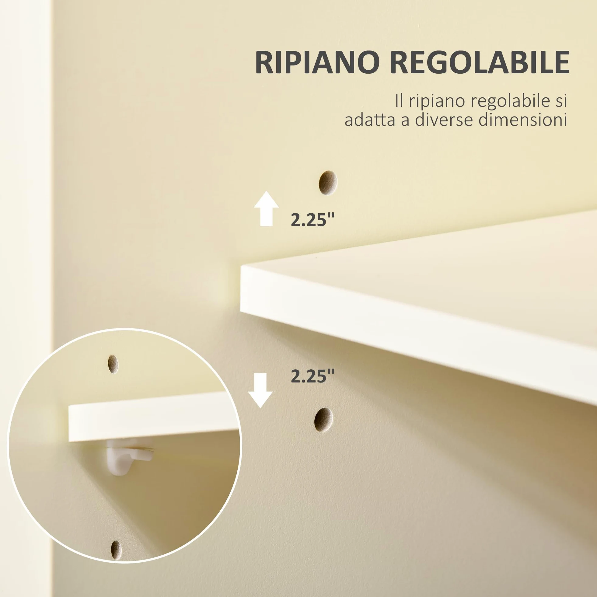 HOMCOM Isola per Cucina in Legno e MDF con Cassetti, Armadietto e Portasciugamani, Carrello da Cucina a 4 Ruote per Utensili, 110x49.5x89.5 cm, Bianco