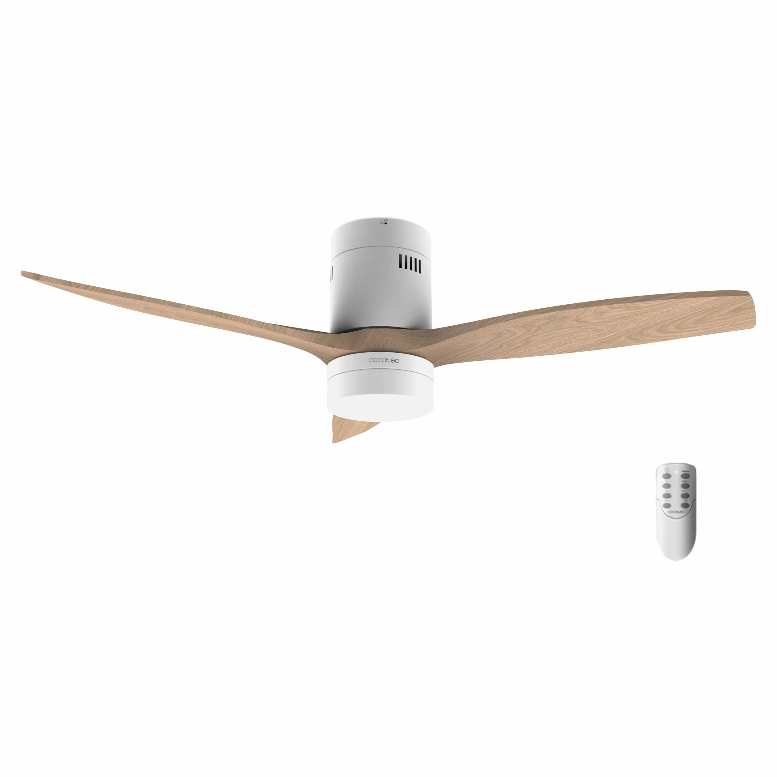 Cecotec Ventilatore da Soffitto con Luce LED Energysilence Aero 5600 Classic. 40W. Motore DC. Diametro 132 cm. Lampada LED 18W. Timer. 6 Velocità. Telecomando. Funzione Estate/Inverno
