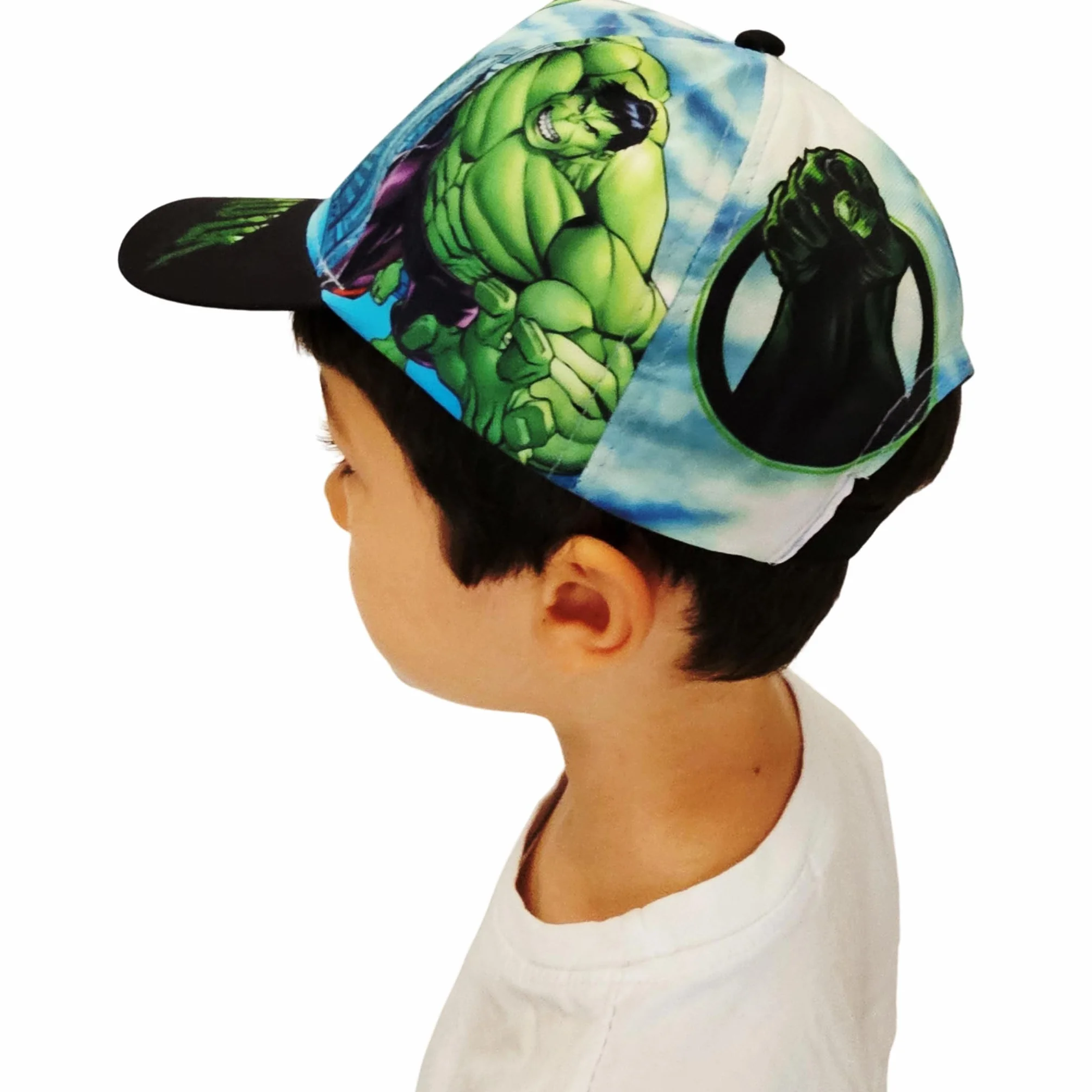 Avengers Hulk Cappello con Visiera da Ragazzo Bambino Berretto da Baseball Regolabile