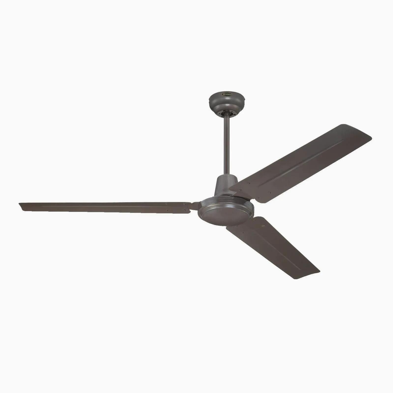 Westinghouse Lighting, Ventilatore a soffitto Industrial, interruttore a parete, ciclo estate/inverno, ø 142 cm 7862340, metallo, Finitura in espresso , pale in espresso