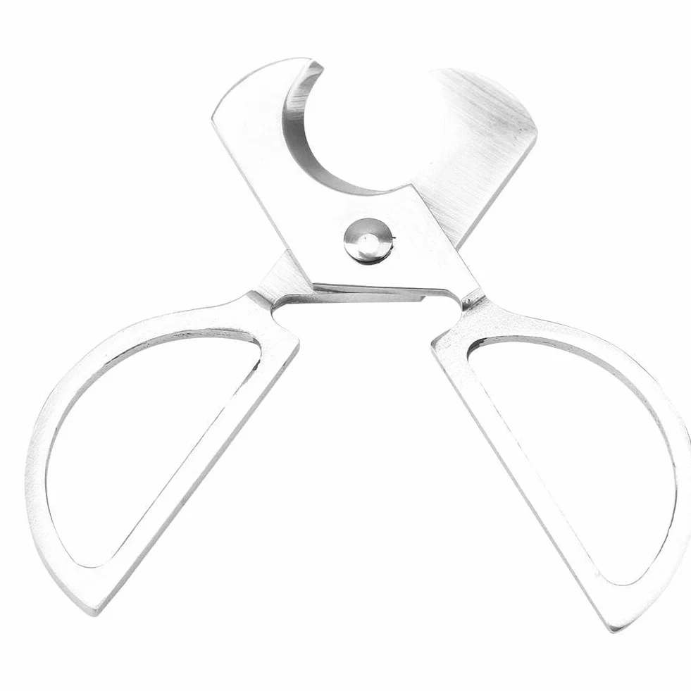 Forbici per sigari, super sharp portatile in acciaio inossidabile a doppia lama tagliasigari per collezionisti e appassionati di sigari for regali di compleanno