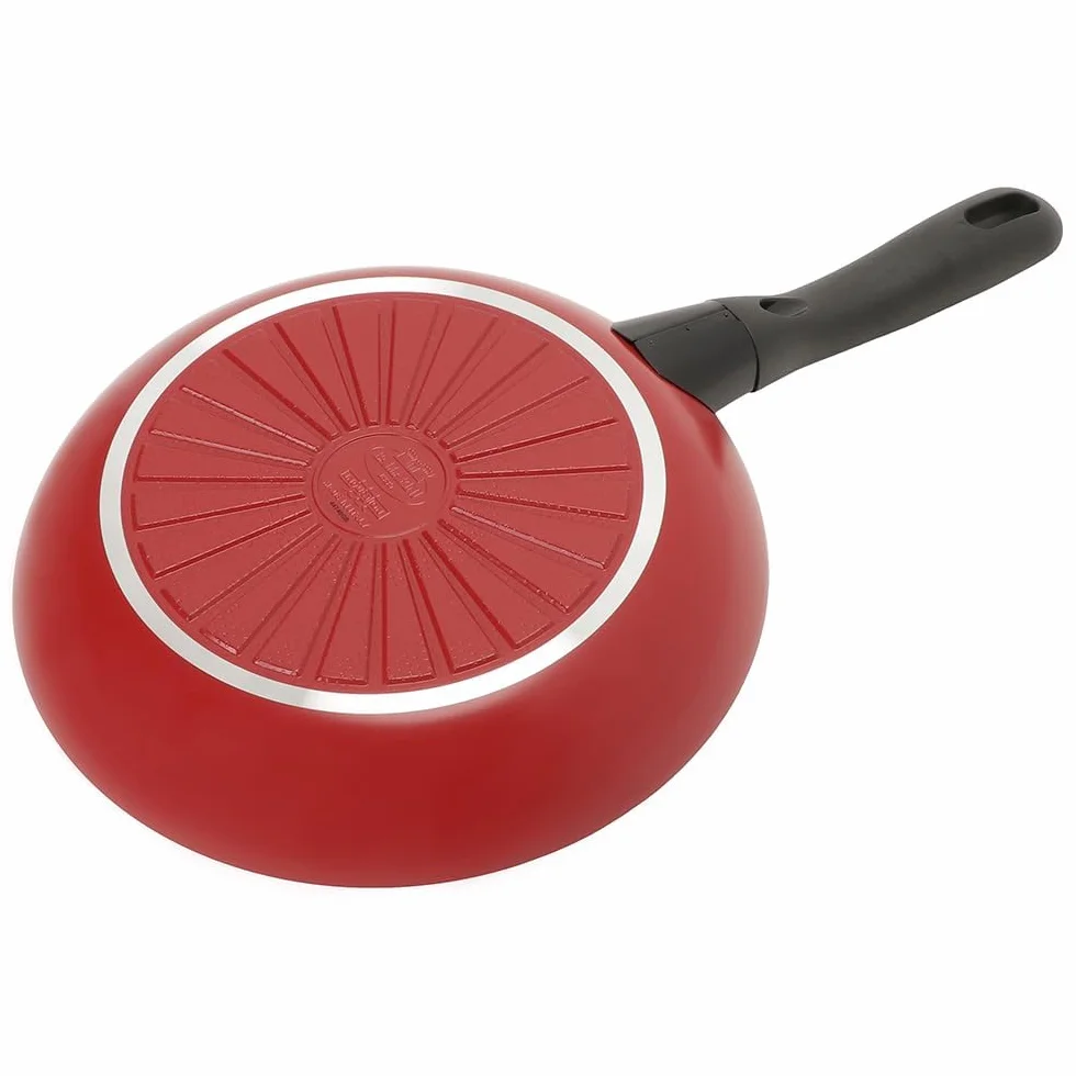BALLARINI Caprera Padella 20cm Alluminio Induzione Antiaderente Ceramica Made in Italy Rosso