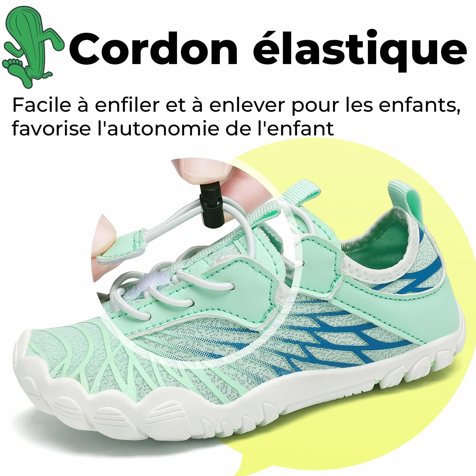 SAGUARO Scarpe da bagno bambini a piedi nudi asciugatura rapida traspiranti punta larga misure 25-35