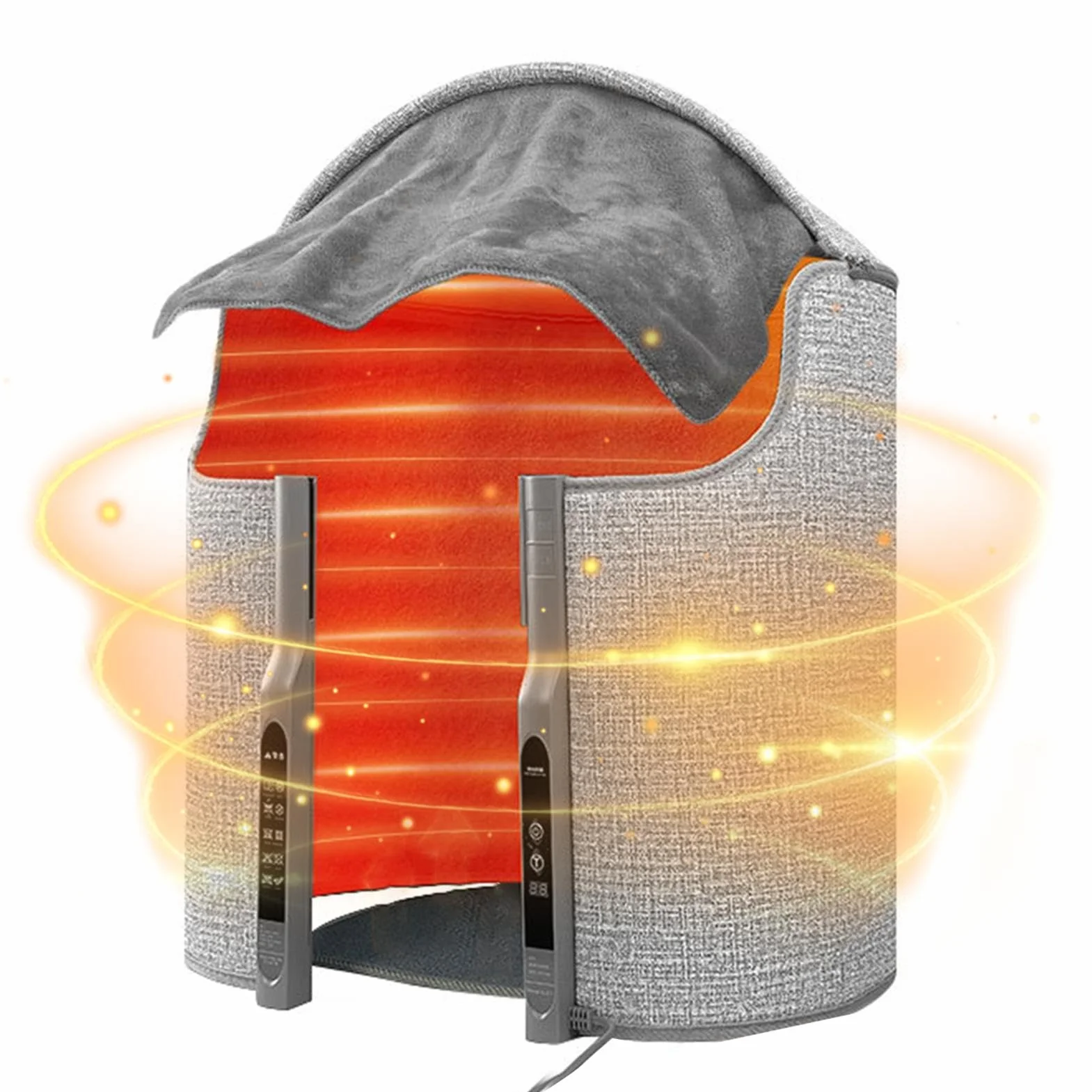 Riscaldatore a Infrarossi da Tavolo 170W Pieghevole 65°C