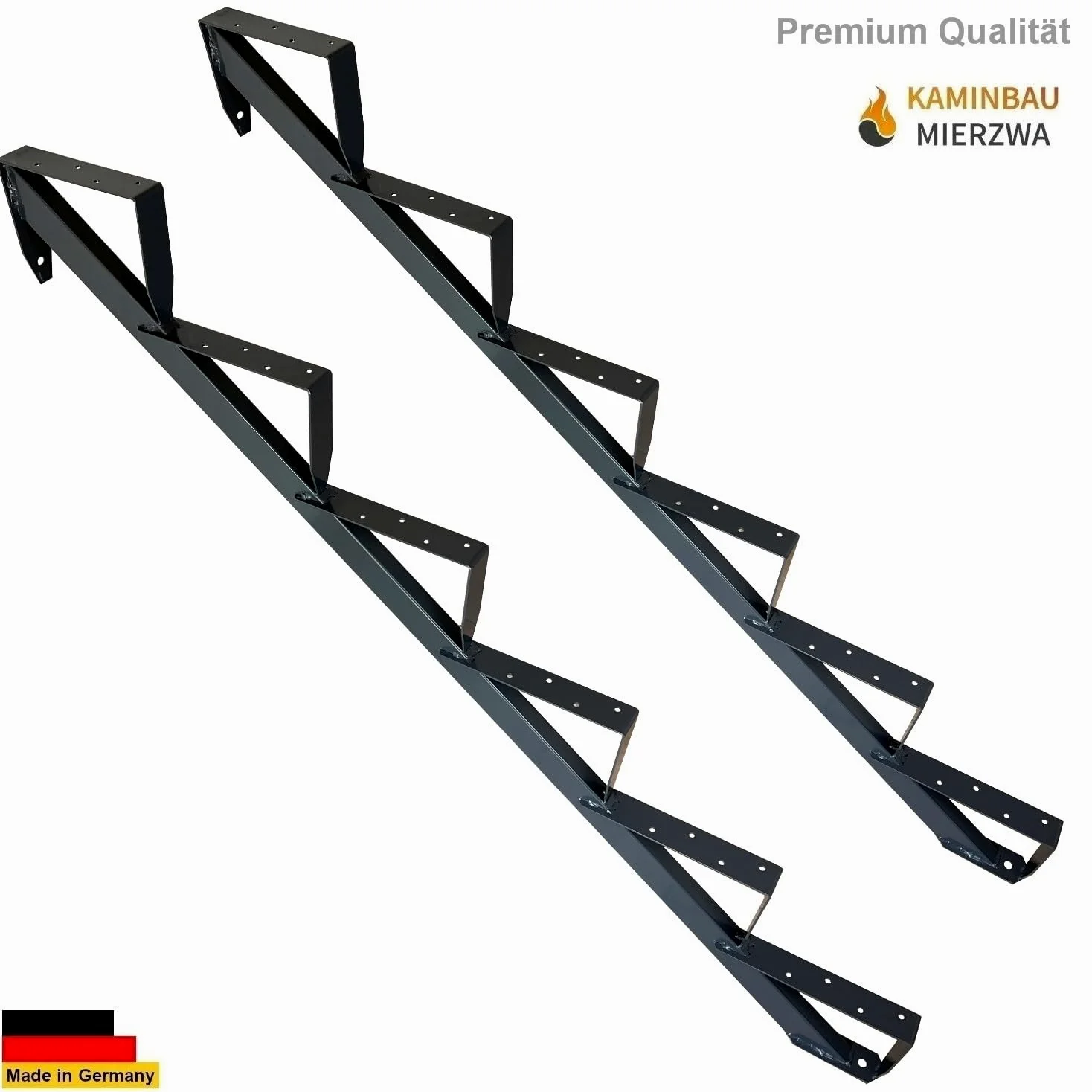 Treppenholm - Scale, in legno, 2-6 gradini (6 gradini)