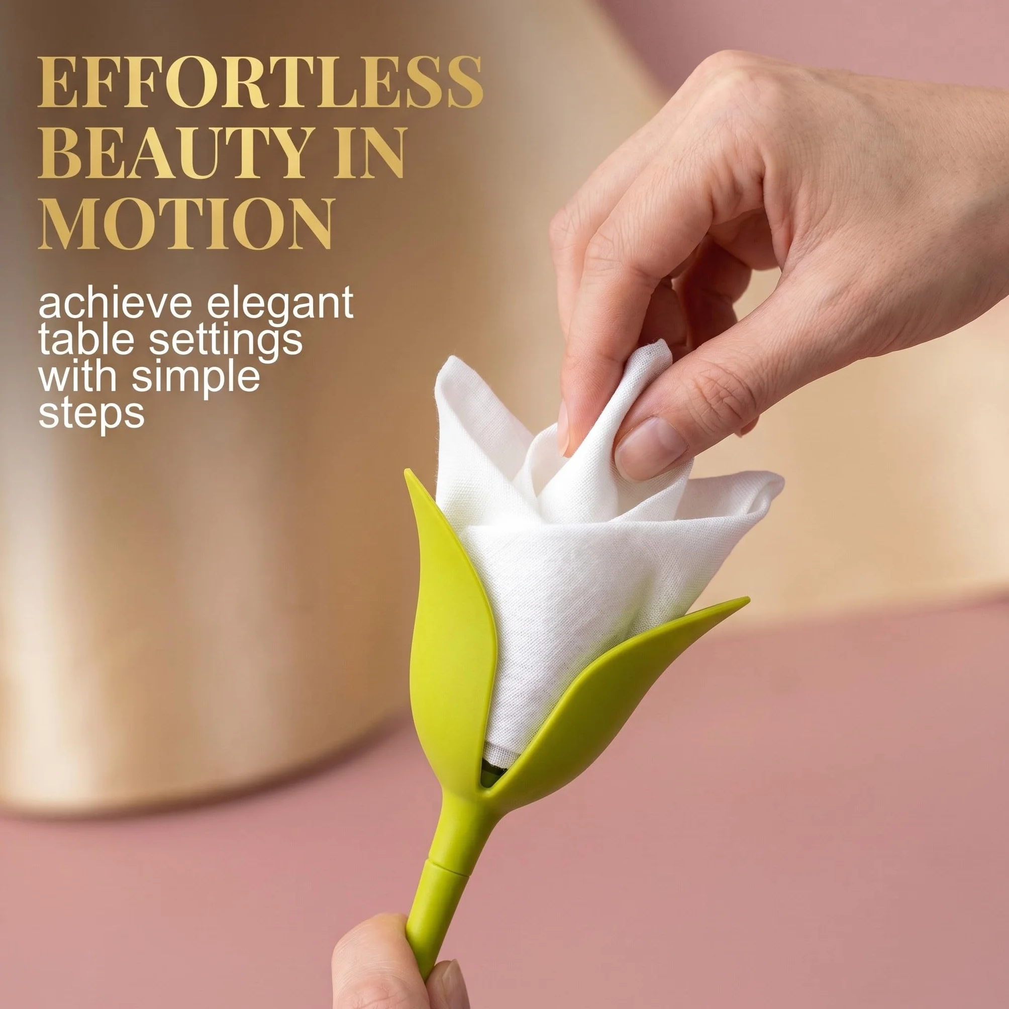 10 pezzi portatovaglioli fiore elegante, napkin holder,portatovaglioli,porta tovaglioli