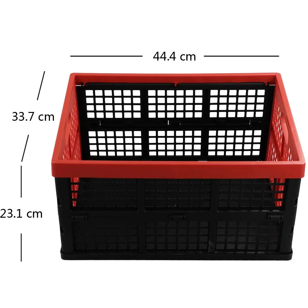 Hespapa Cassette Pieghevoli In Plastica, 35 L, 2 Confezioni