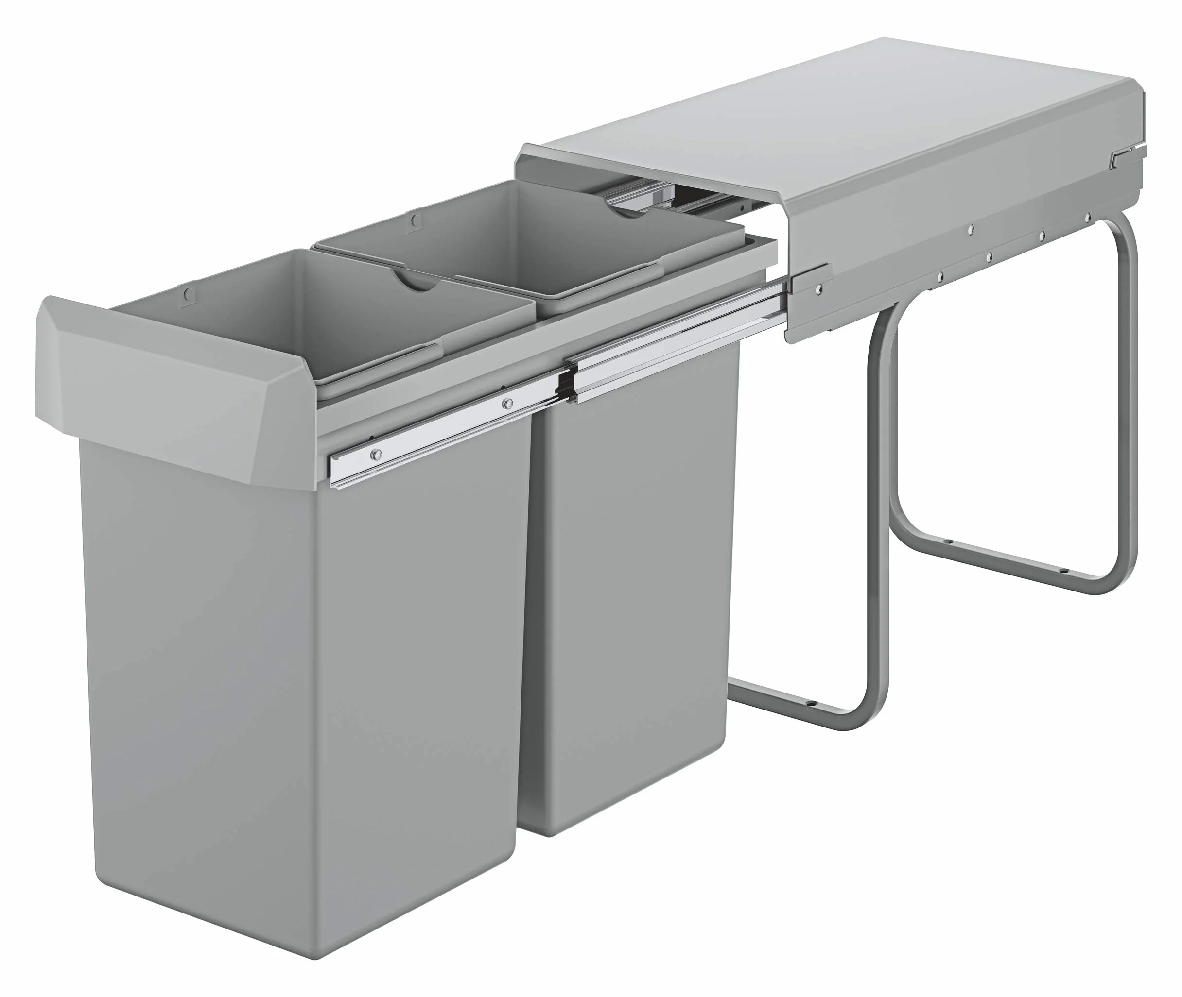 GROHE Bidone Spazzatura, raccolta differenziata, per basi sottolavello dotate di sistemi ad anta battente, larghezza mobile minima 30 cm, 40855000