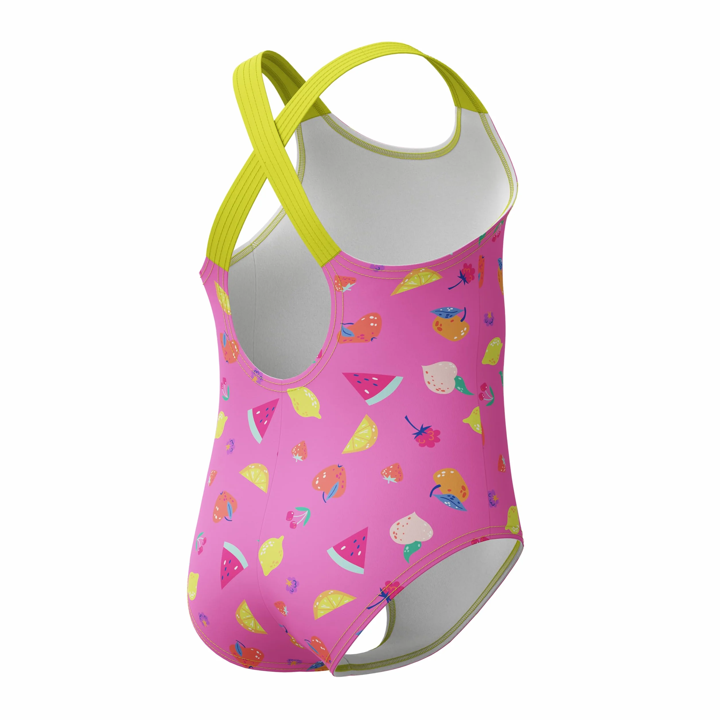Speedo Print Crossback One Piece Costume da Bagno Bambine e Ragazze (Pacco da 1)