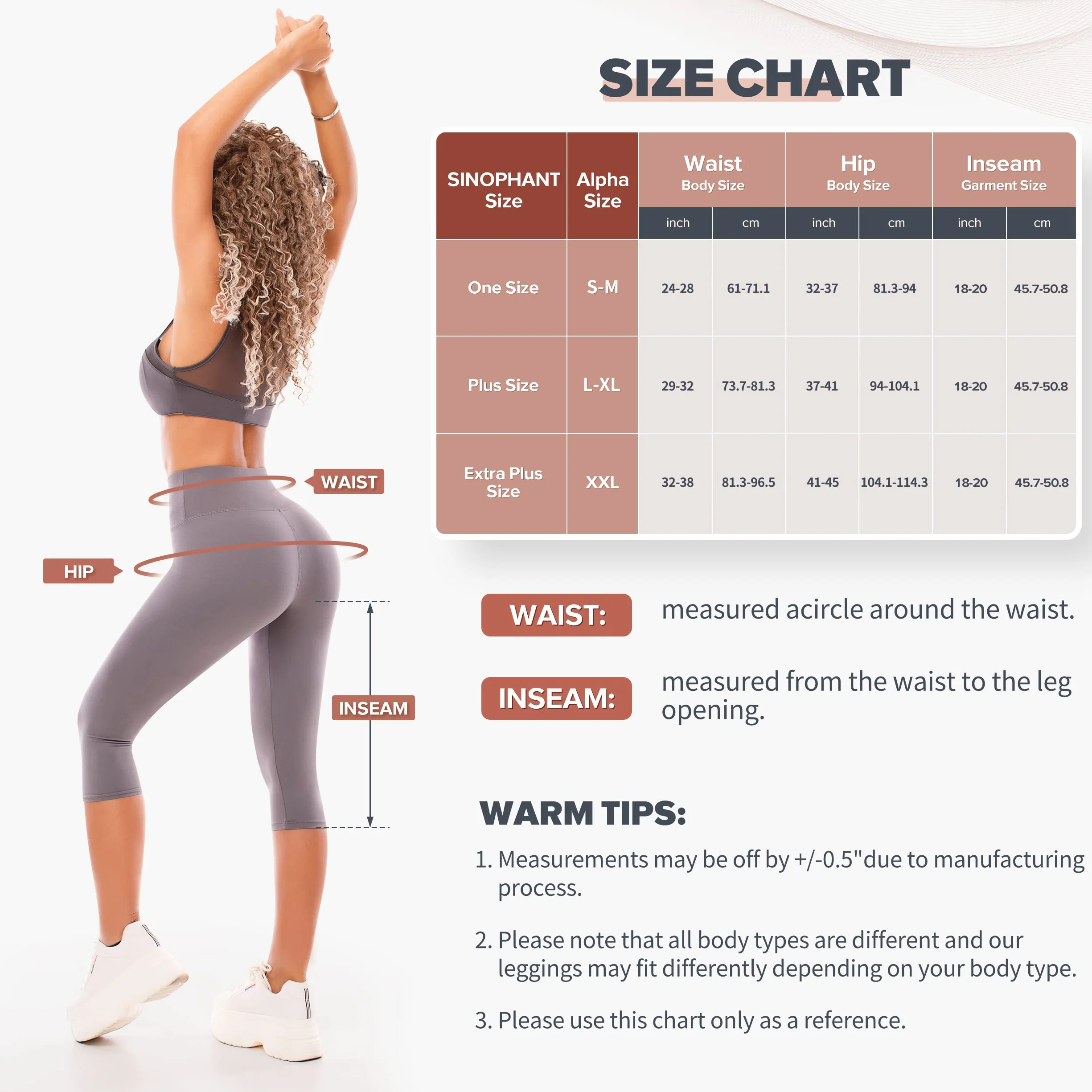 SINOPHANT Leggins Capri Vita Alta Donna Estivi Fitness Corti Pantaloncini Yoga Coprenti Opaco Elastici Morbido