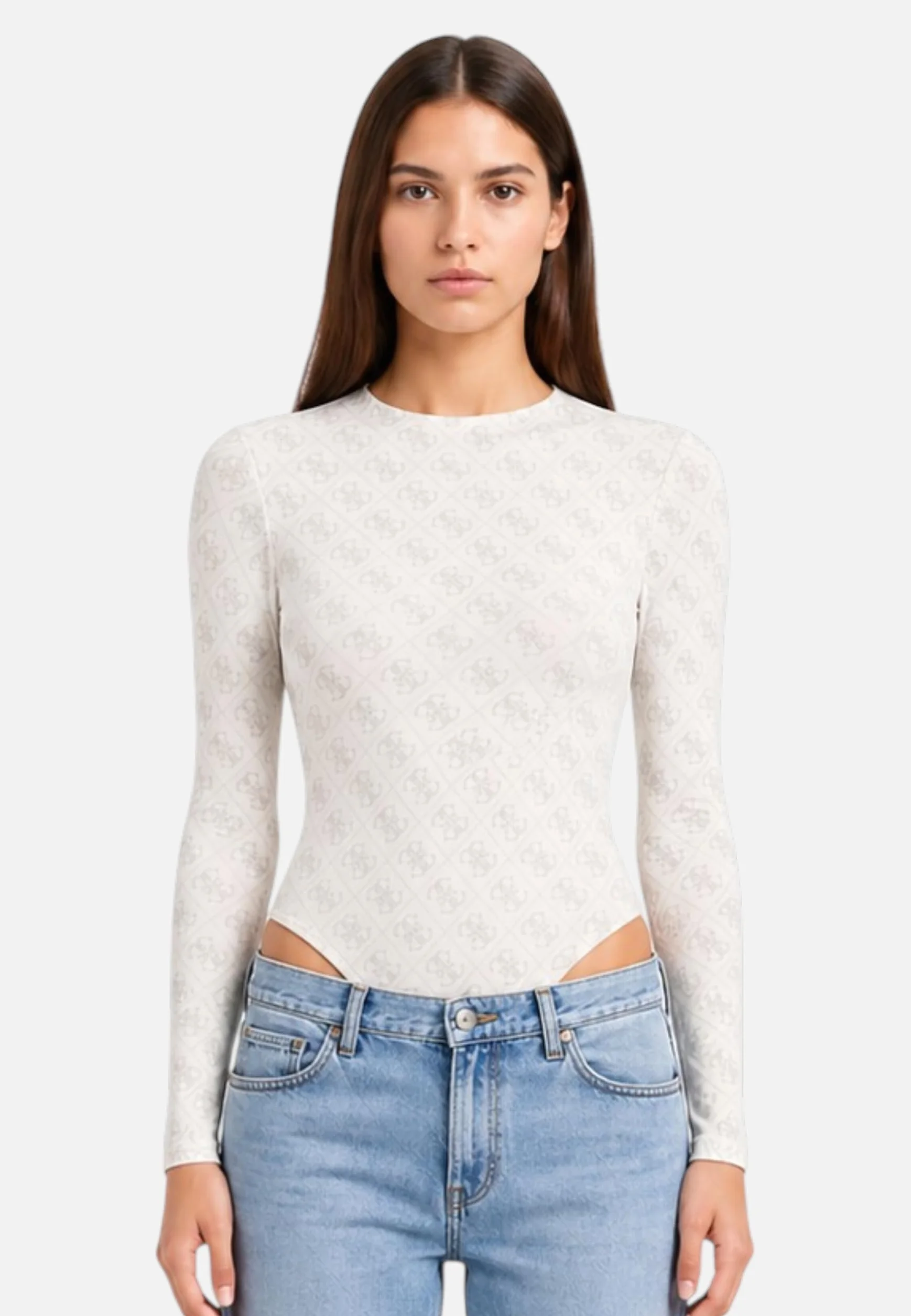 GUESS Donna Body Manica lunga Viscosa W5BP09K68D2
