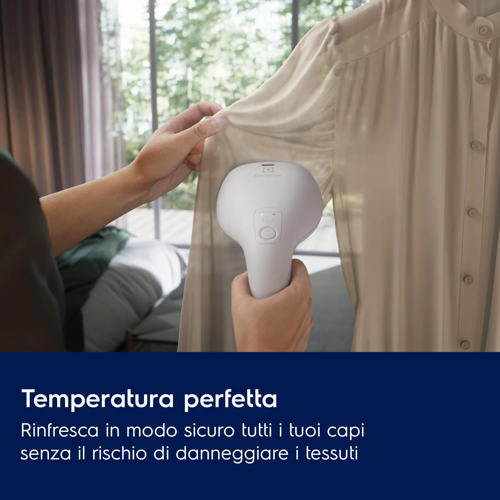 Electrolux Refine 700 E7HS2-8WB Żelazko 1600 W, 26 g/min pary, antykroplenie, kabel 3 m, Orzechowy Beż