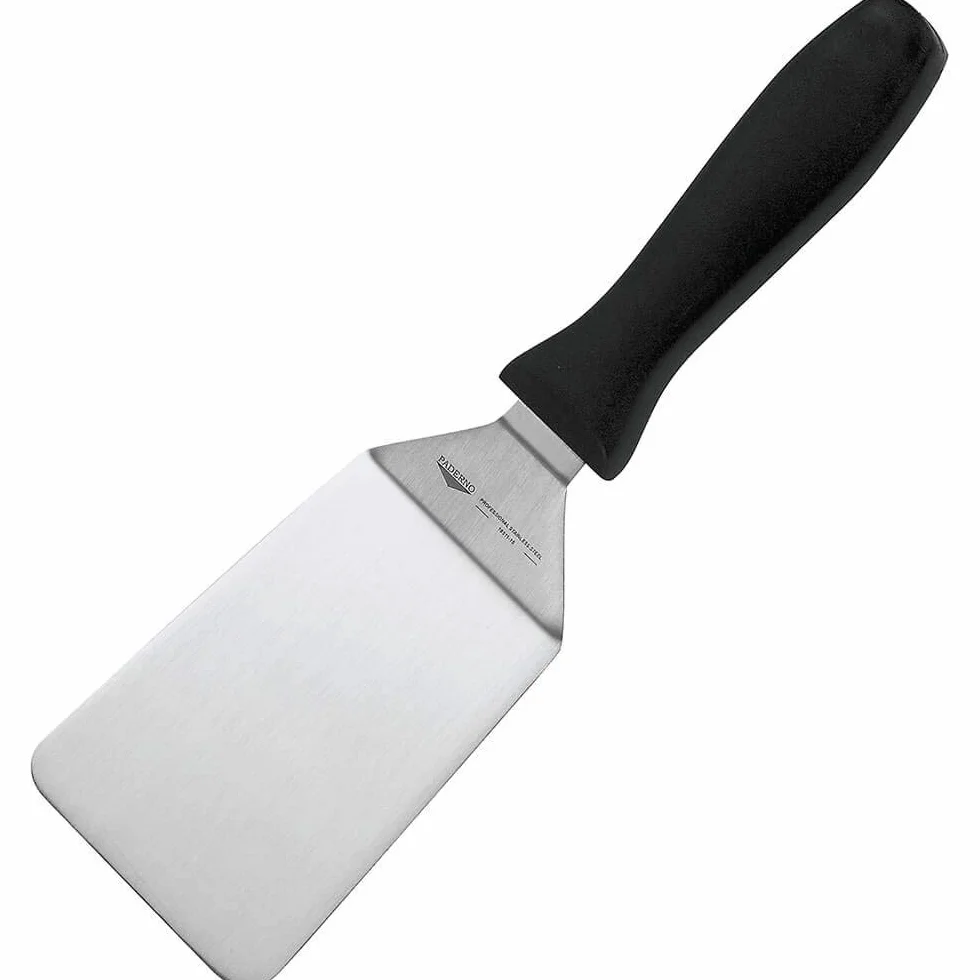 Paderno Spatola Rettangolare Acciaio Inossidabile 18/10 per Hamburger, Lasagne, Pizza, Argento