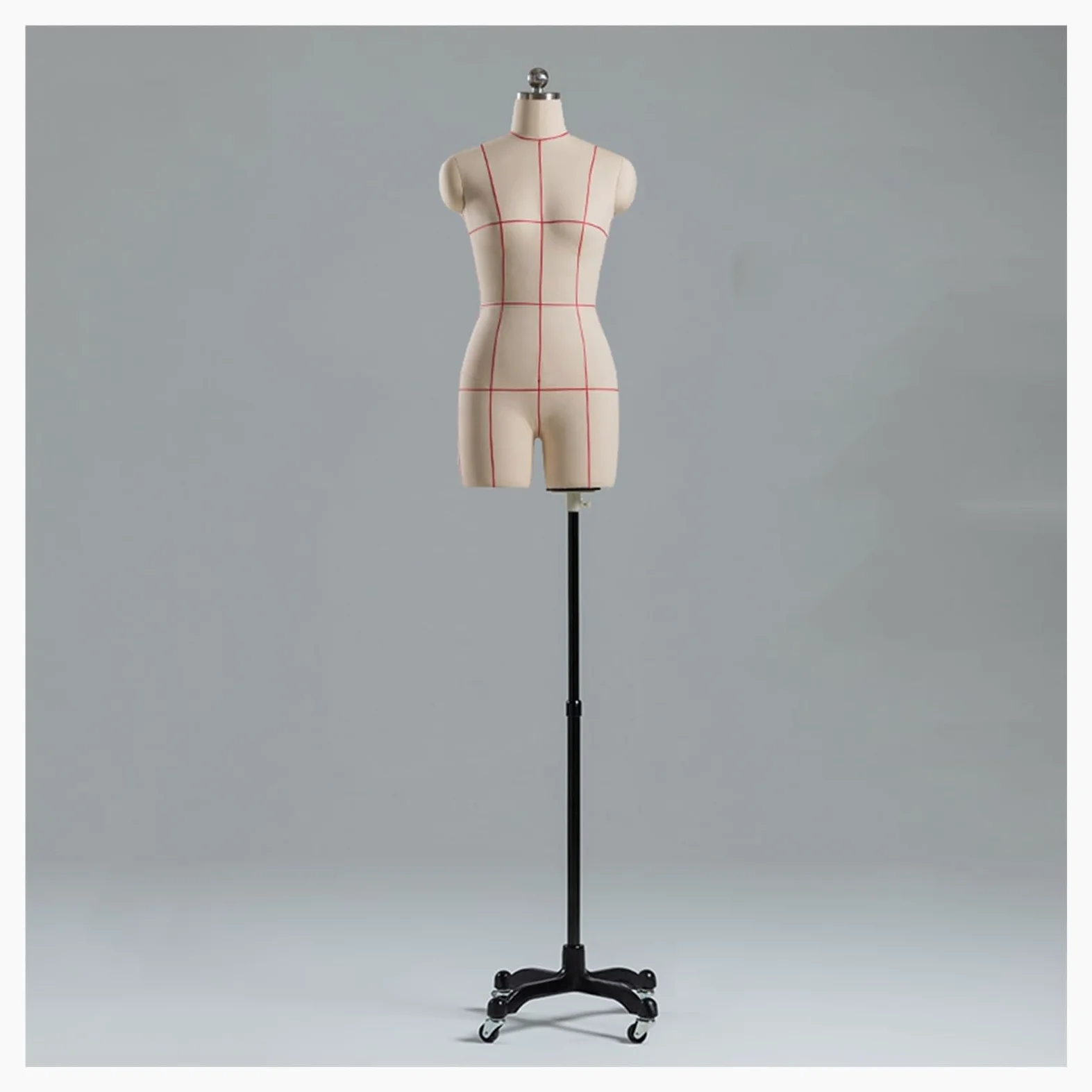 Manichino da Sartoria Manichino Sartoriale Busto Donna Per Cucire Vestiti, Struttura Della Gamba Divisa Busti Sartoriali Con Supporto Regolabile In Altezza Per L'esposizione Di Abbigliamento Altezza R
