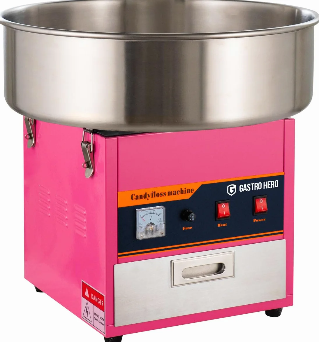 GastroHero Macchina per zucchero filato – Ø 520 mm | Forniture per il catering CHR